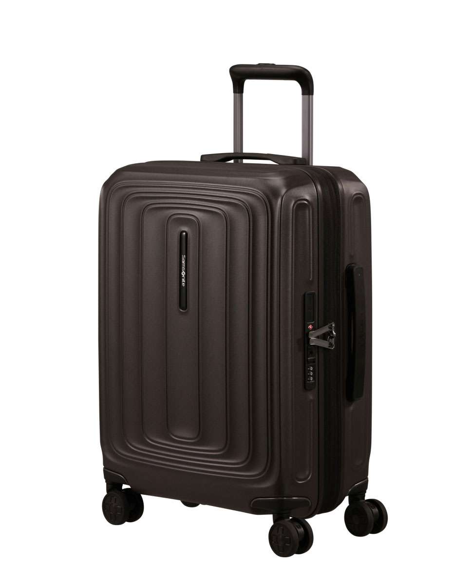 Imagem 0 de Mala de Cabine 2Wander 55cm 4 Rodas Expansível Castanho Mate 40L