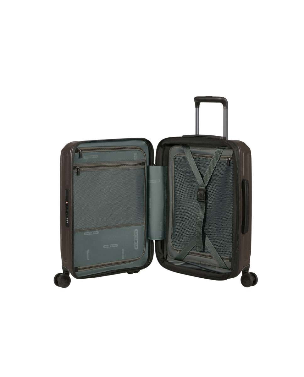 Mala de Cabine 2Wander 55cm 4 Rodas Expansível Castanho Mate 40L Castanho-2