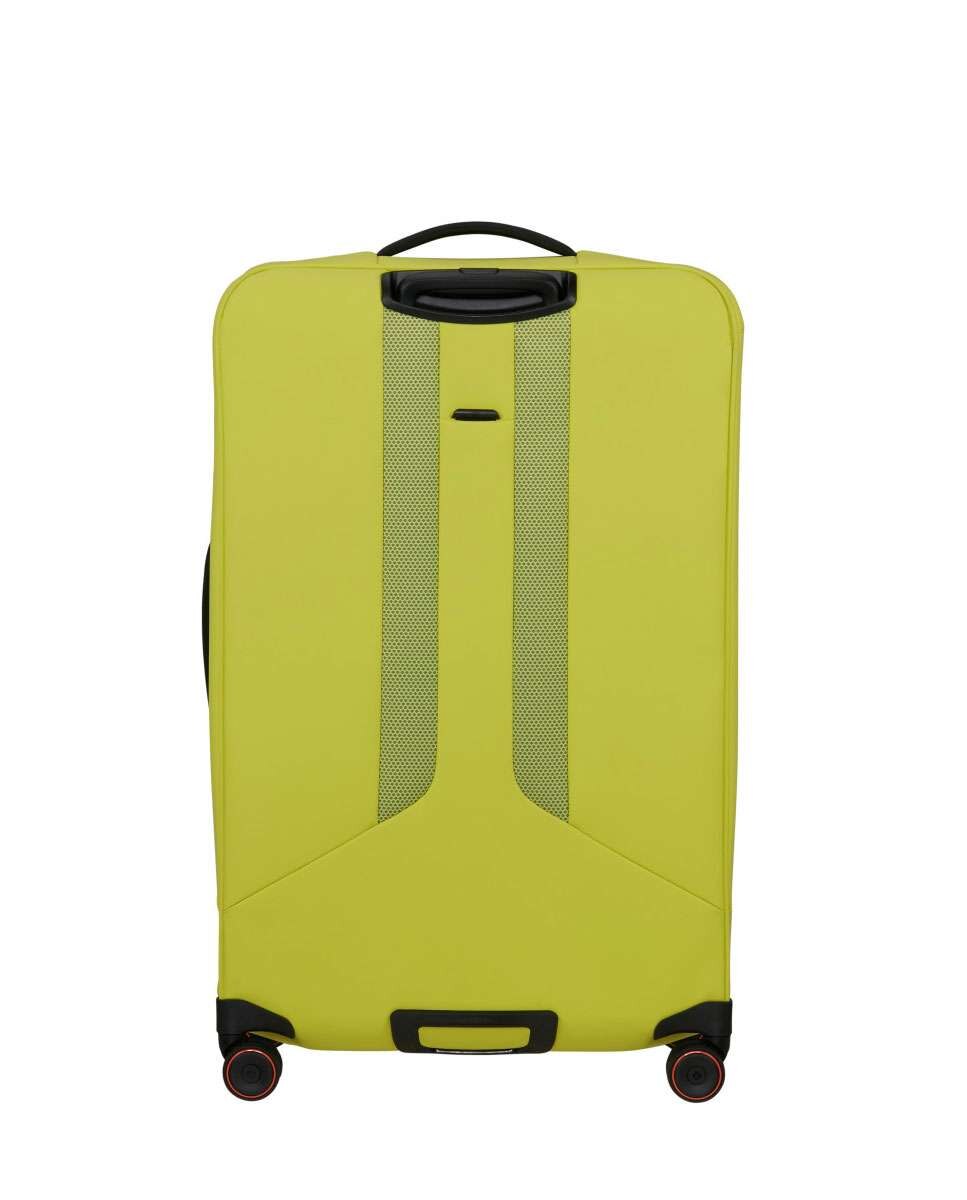 Mala de Viagem Grande Glazed 78cm 4 Rodas Expansível Lima 125L Amarelo-4