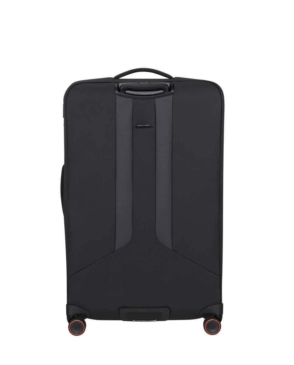 Mala de Viagem Grande Glazed 78cm 4 Rodas Expansível Preto 125L Preto-4