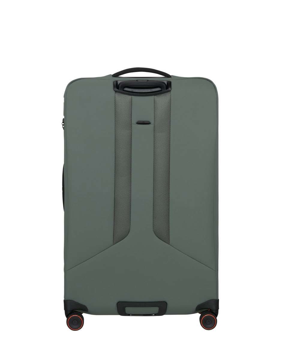 Mala de Viagem Grande Glazed 78cm 4 Rodas Expansível Verde 125L Verde-4