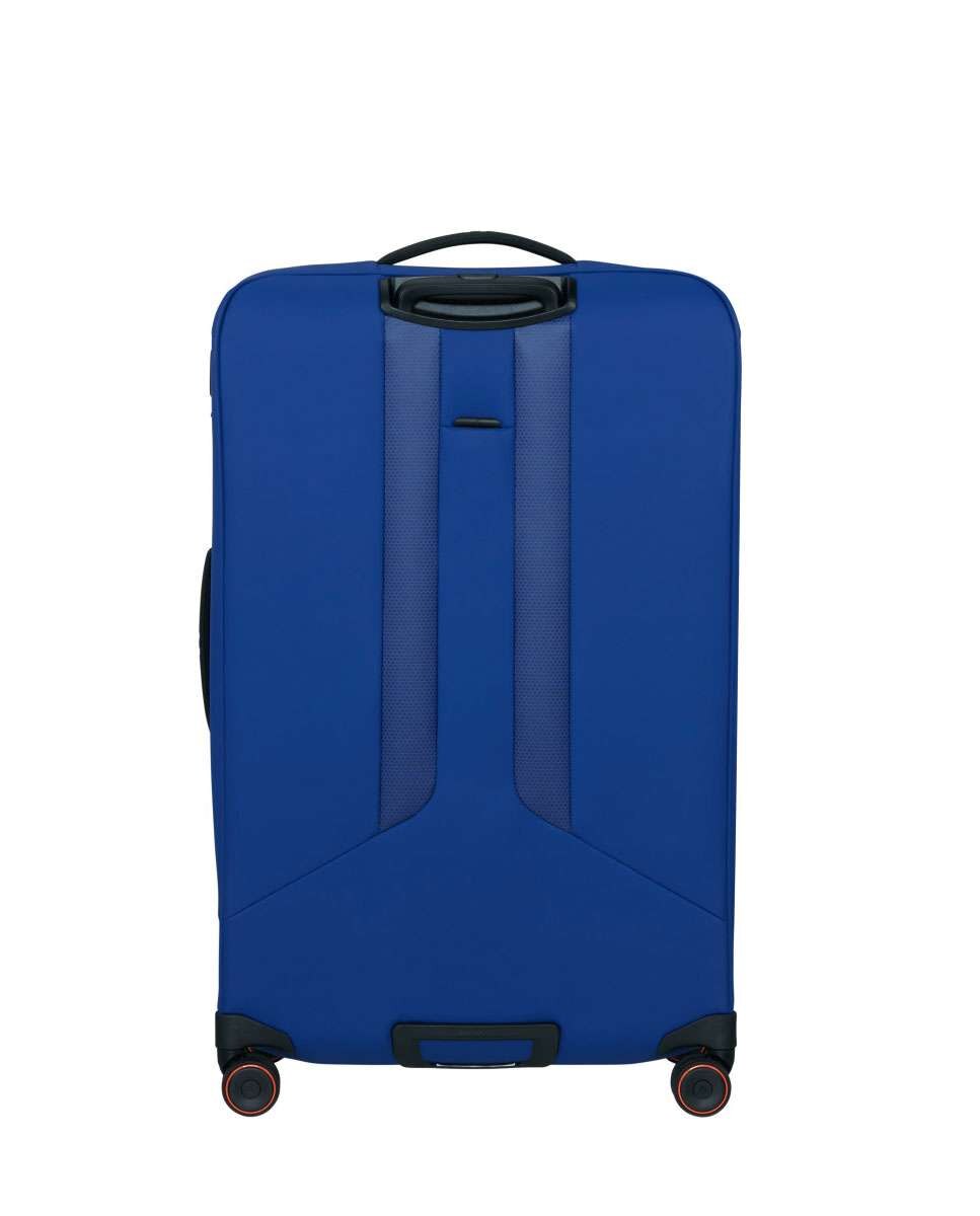 Mala de Viagem Grande Glazed 78cm 4 Rodas Expansível Azul 125L Azul-4