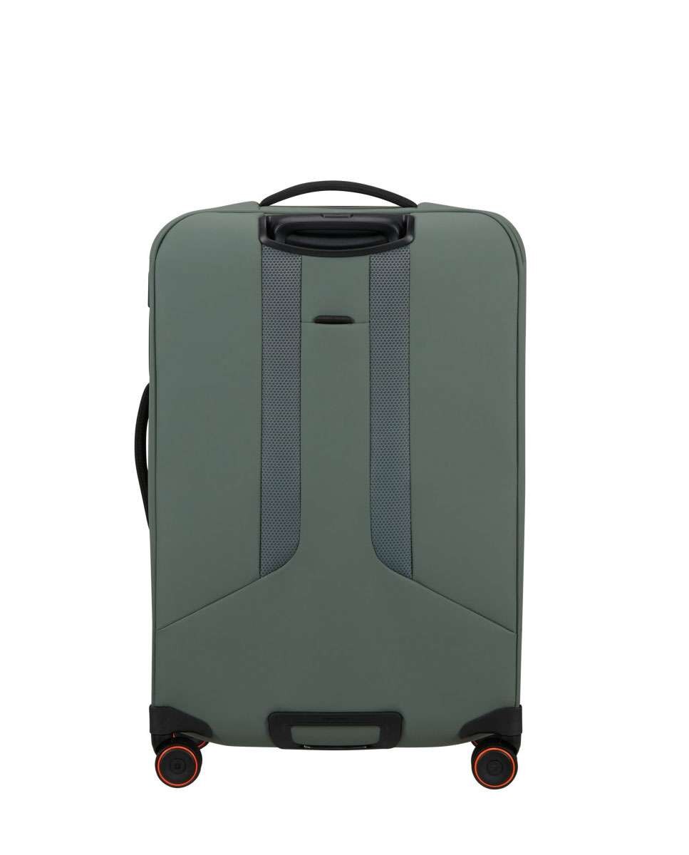 Mala de Viagem Média Glazed 67cm 4 Rodas Expansível Verde 83L Verde-4