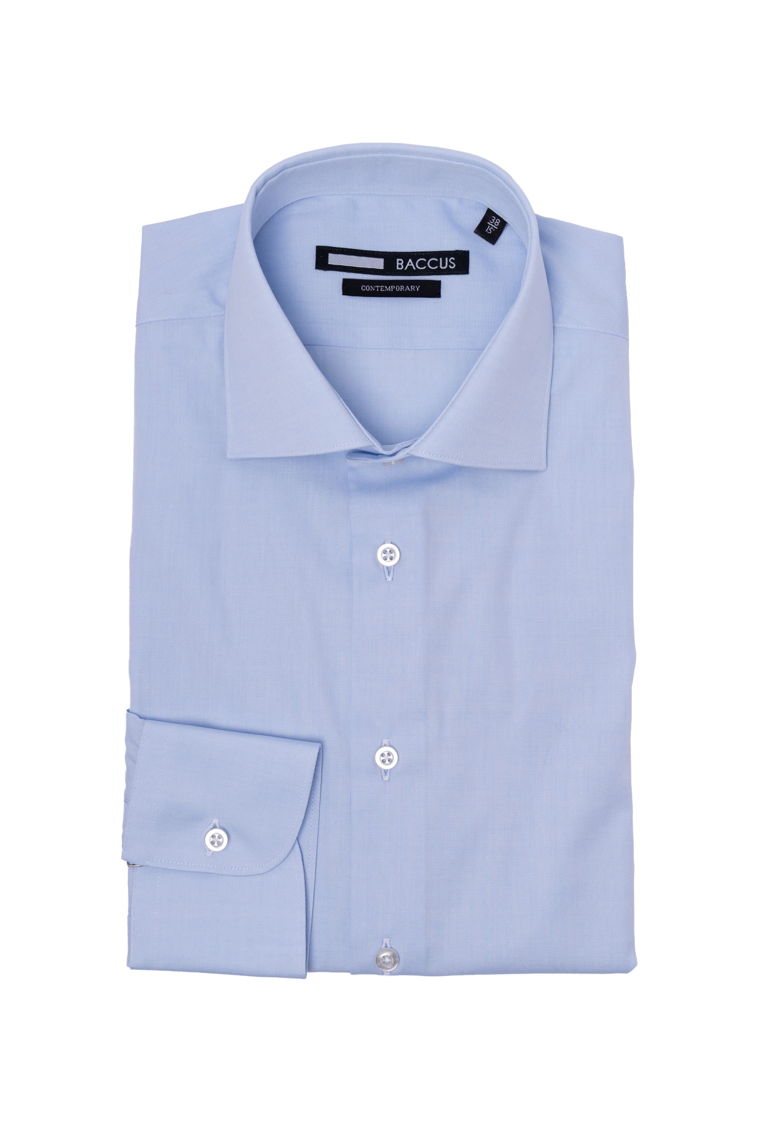 Camisa formal para homem Azul-1