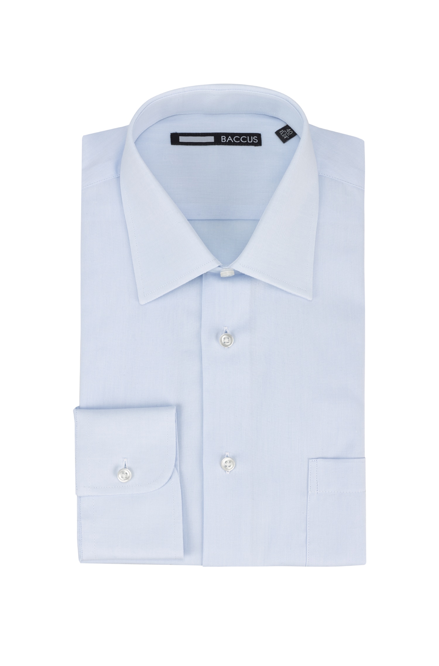 Camisa formal para homem Azul-1