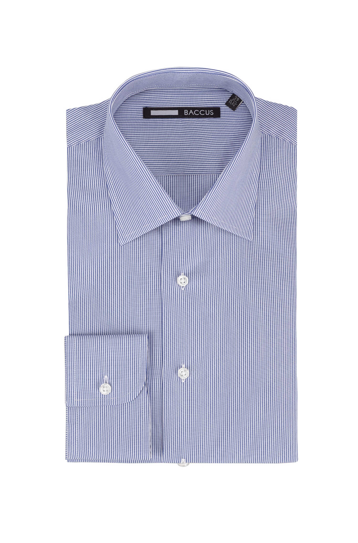 Camisa de homem com risca Azul-1