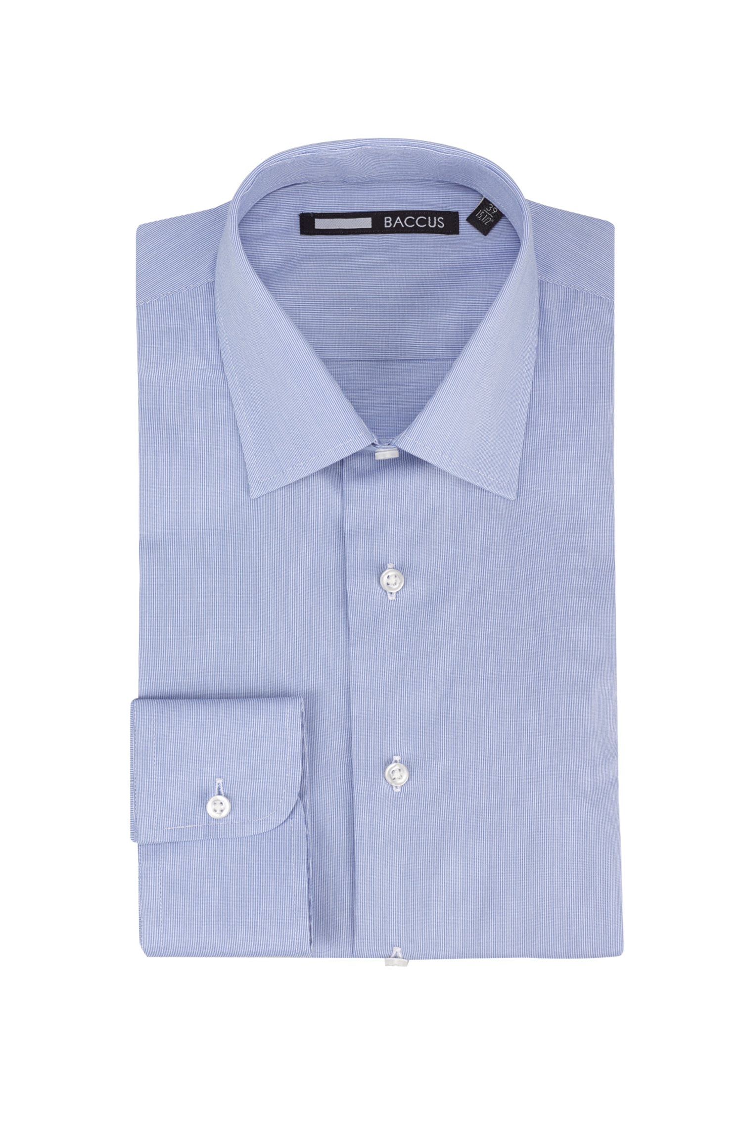 Camisa fit regular Azul-1