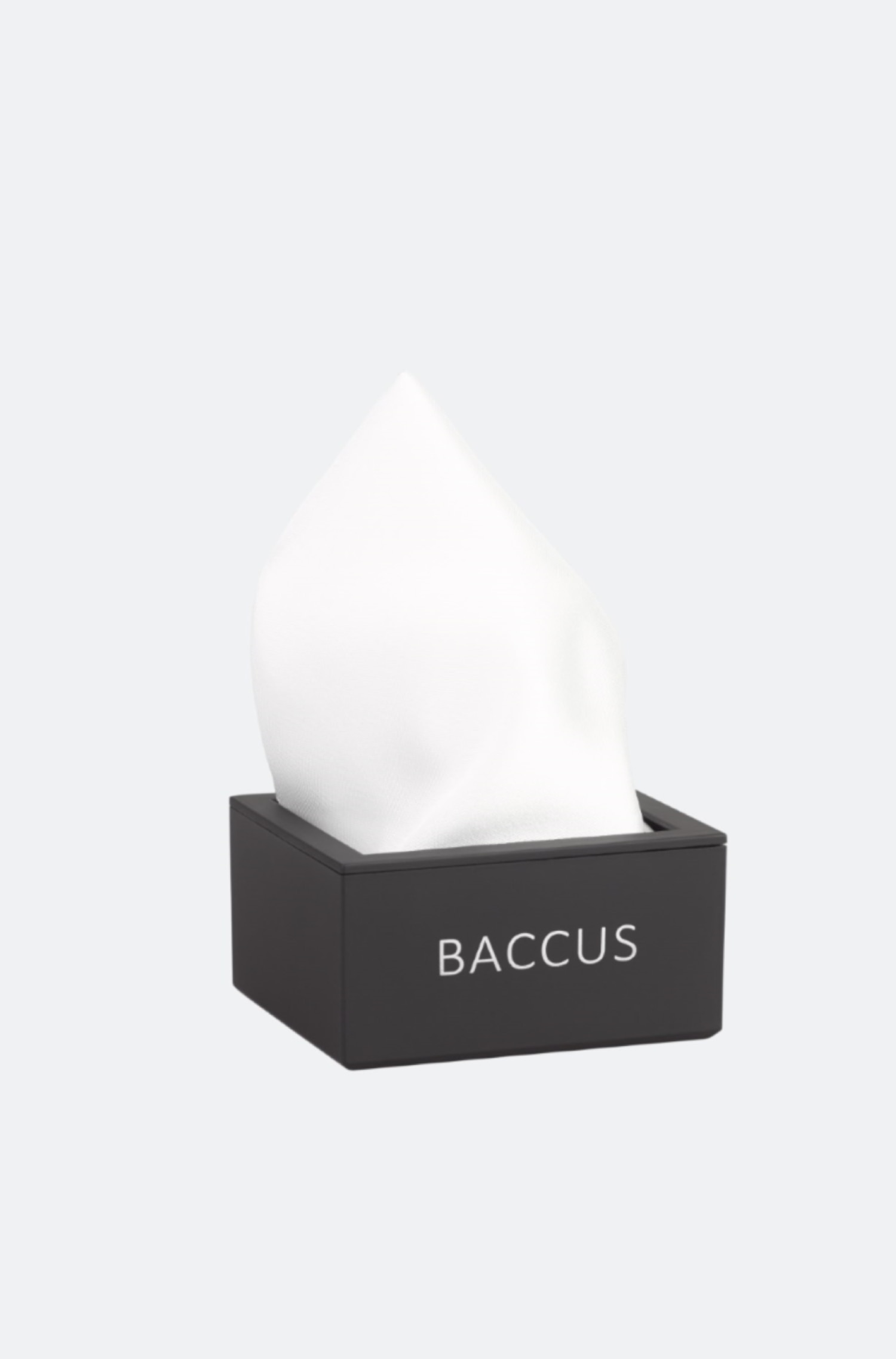 Lenço de seda para homem Branco-1