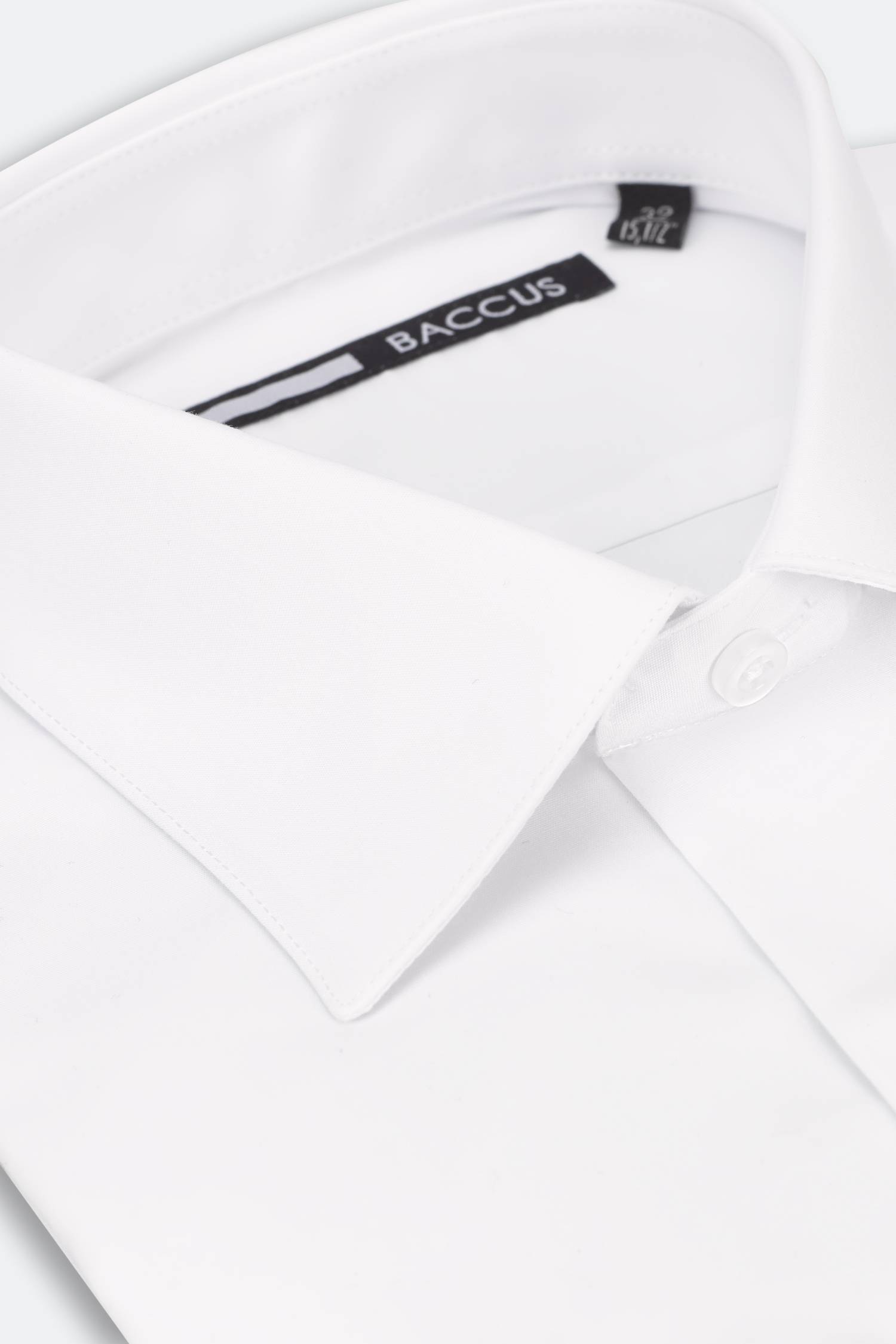 Camisa regular com bolso Branco-2