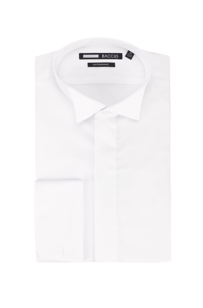 Camisa de cerimónia Branco-1