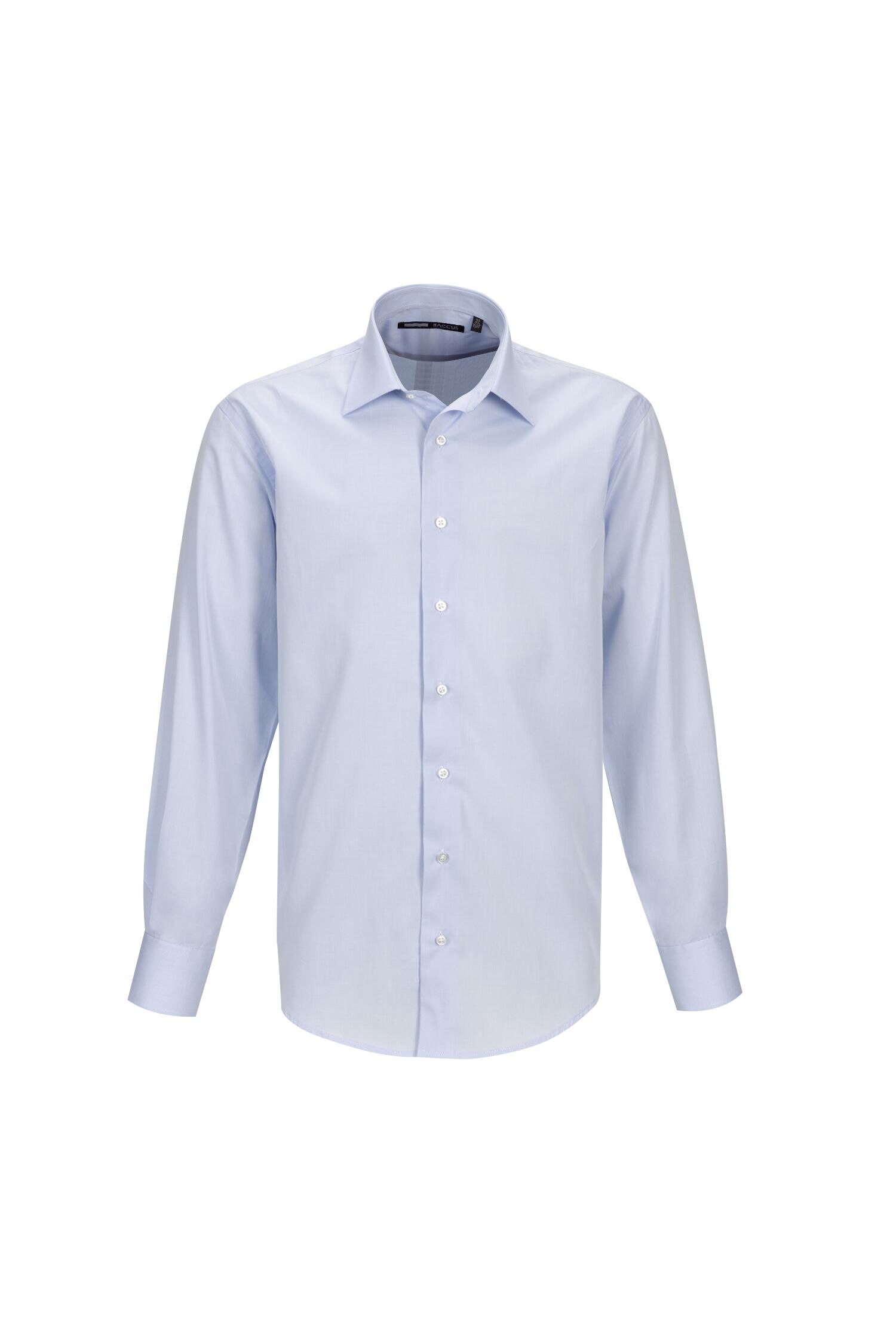Camisa para homem lisa Azul-2