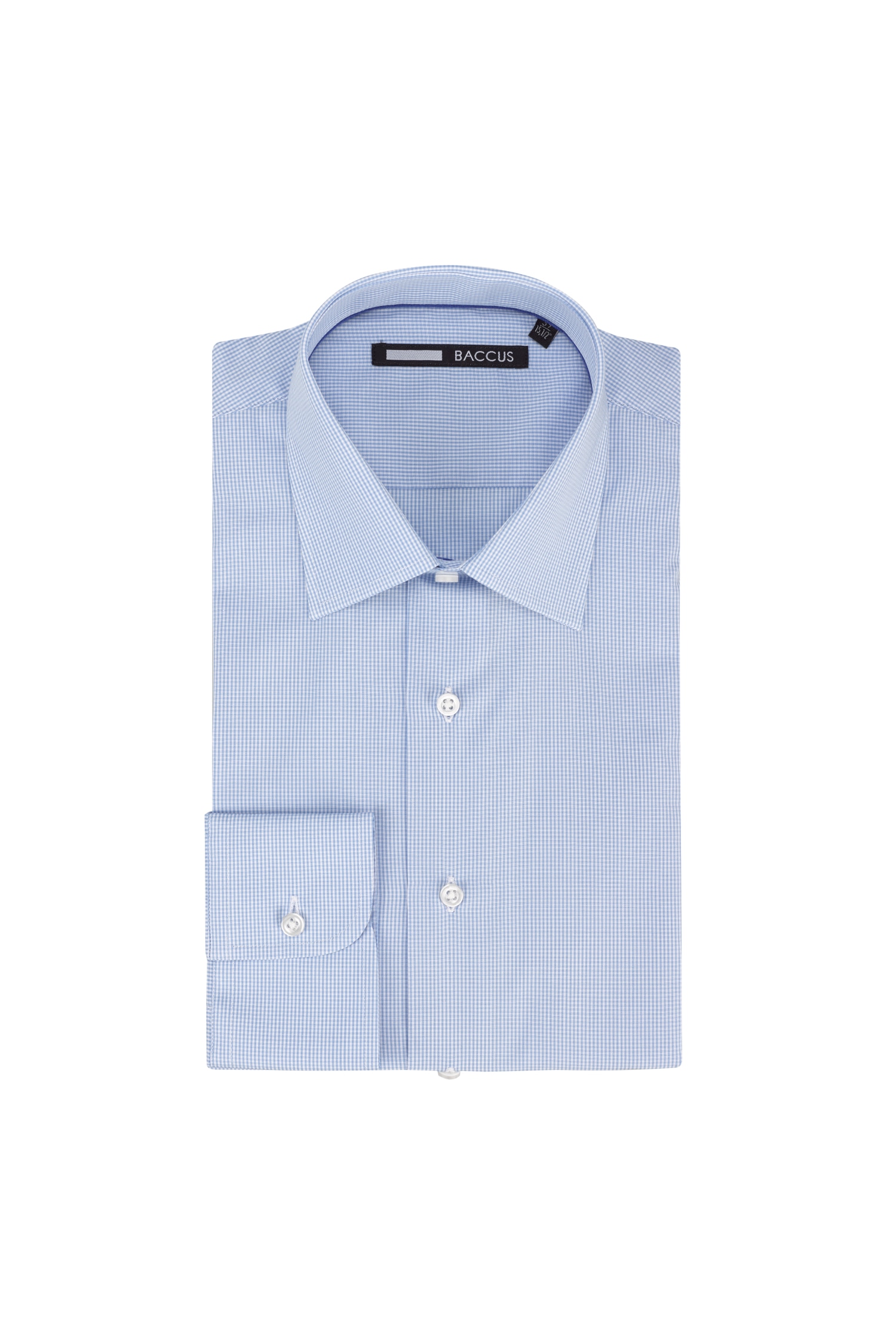 Camisa de homem vichy Azul-1