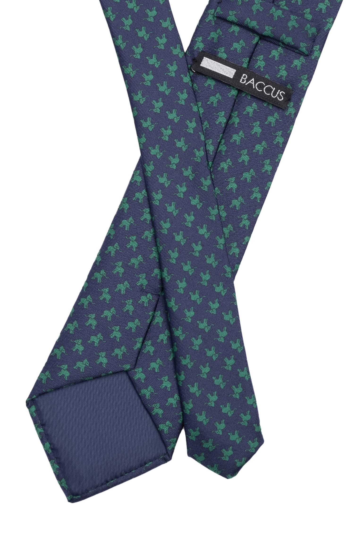 Gravata de seda para homem Estampado-2