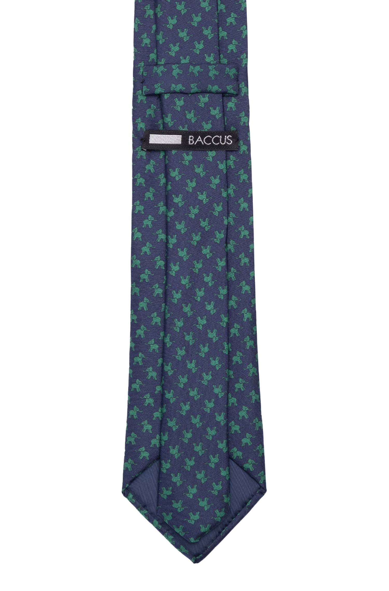 Gravata de seda para homem Estampado-3