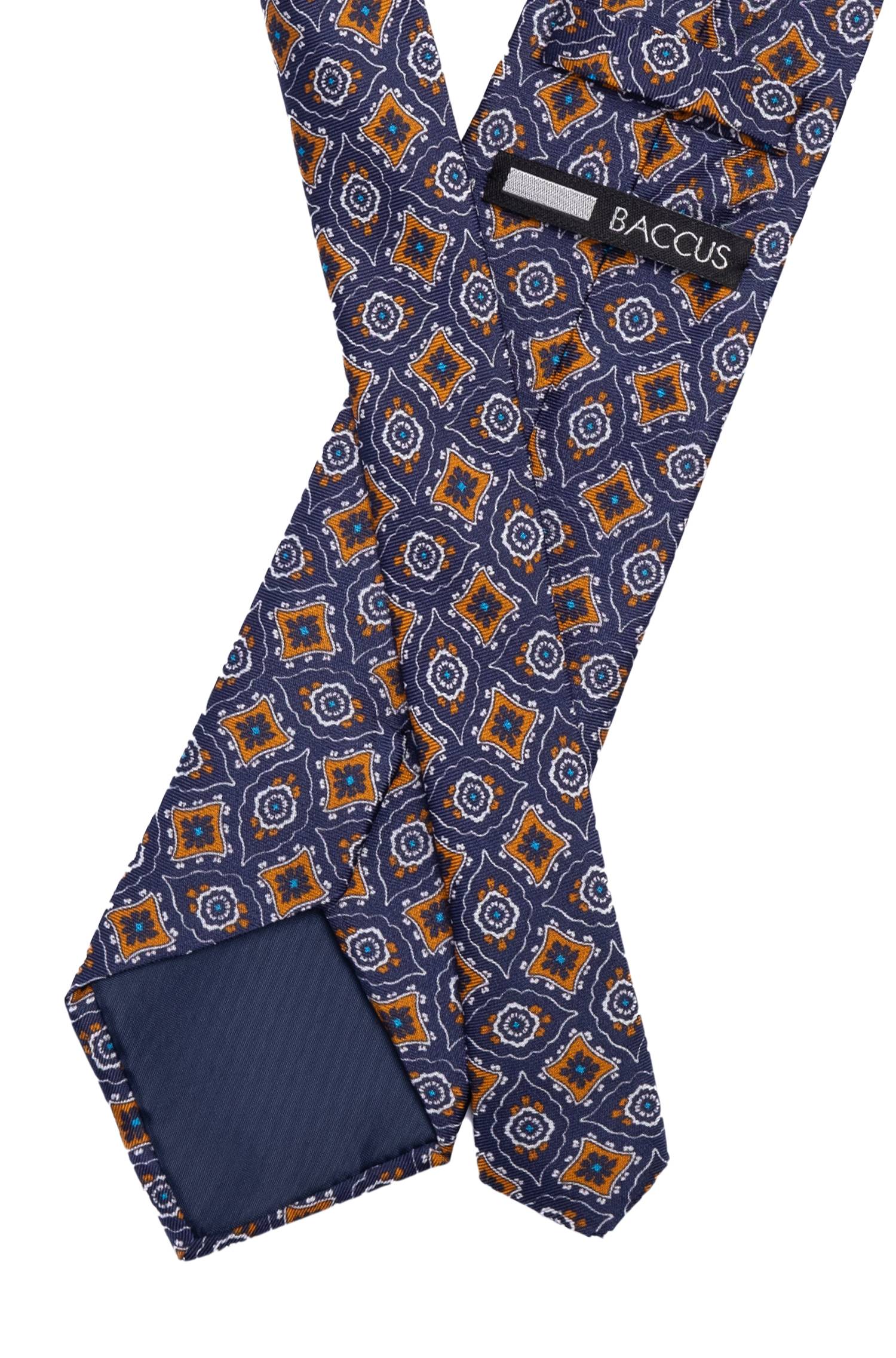 Gravata de seda para homem Estampado-2