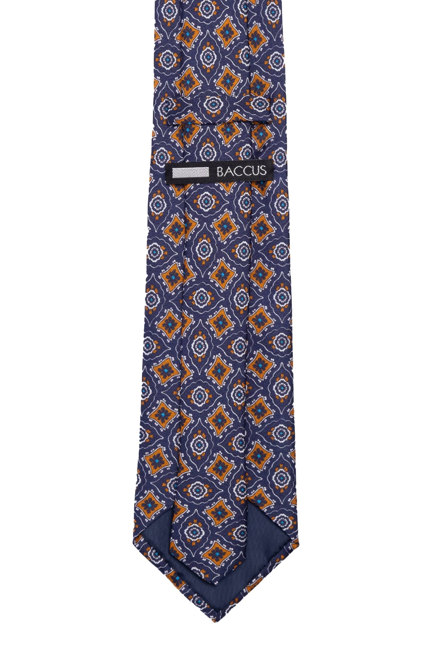 Gravata de seda para homem Estampado-3