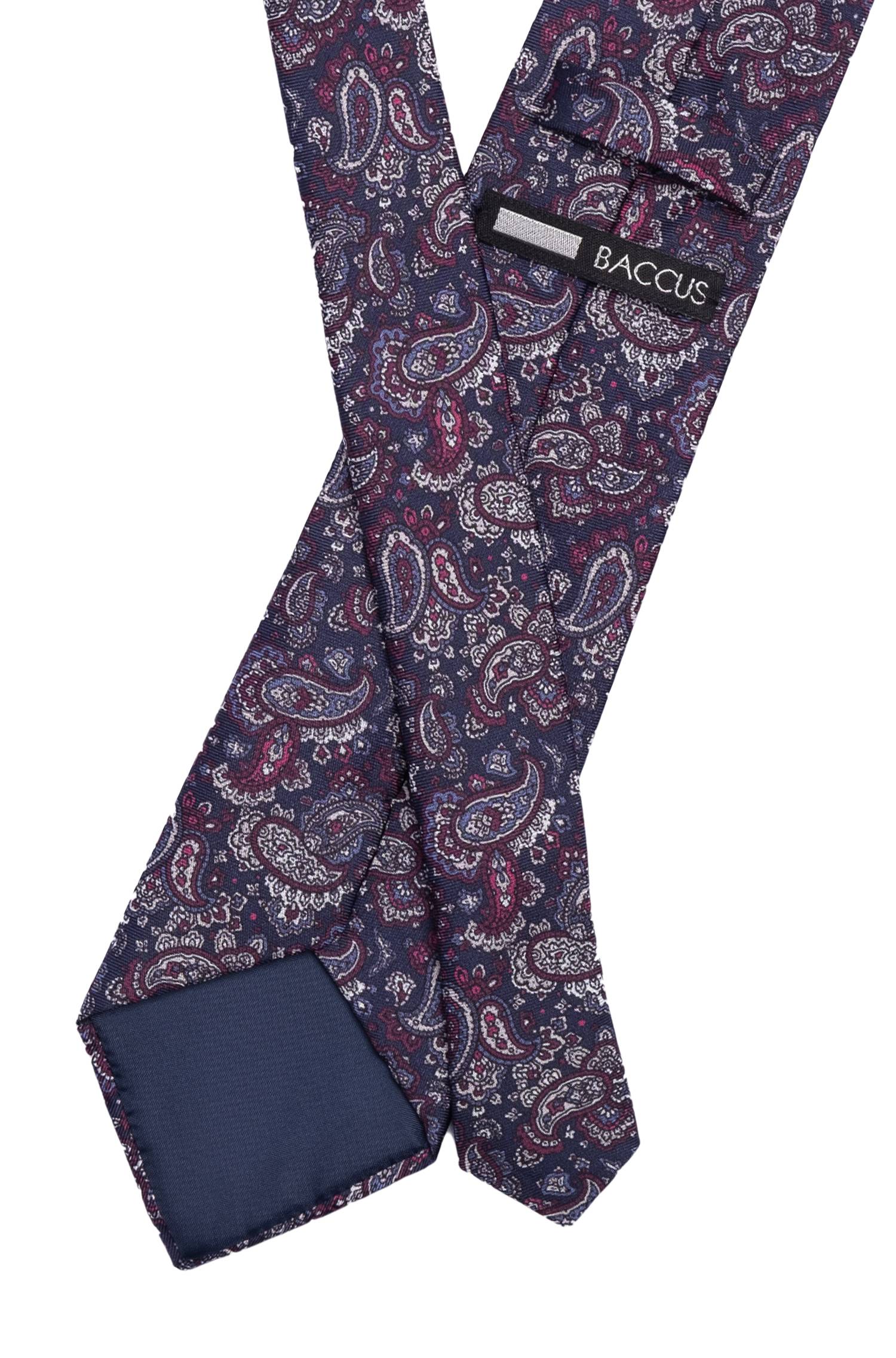 Gravata de seda para homem Estampado-2