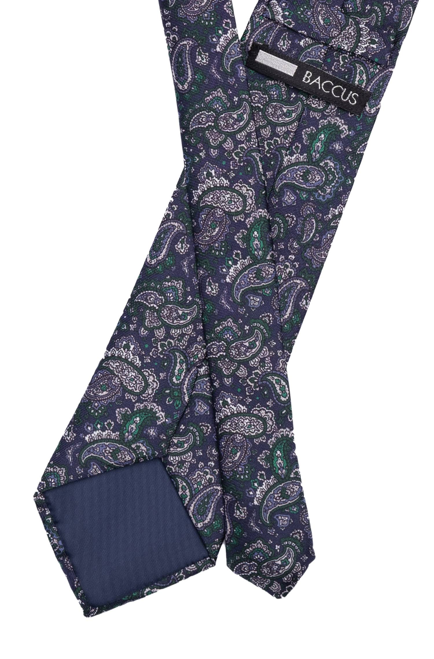 Gravata de seda para homem Estampado-2