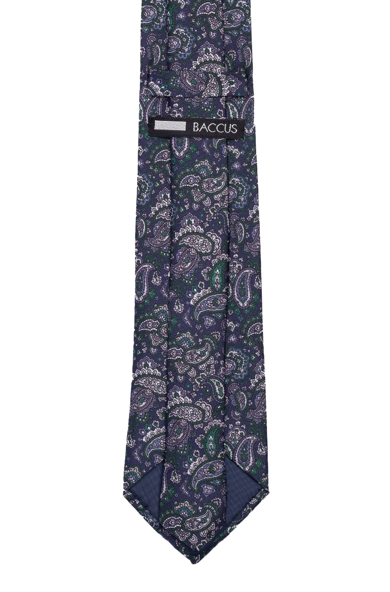 Gravata de seda para homem Estampado-3