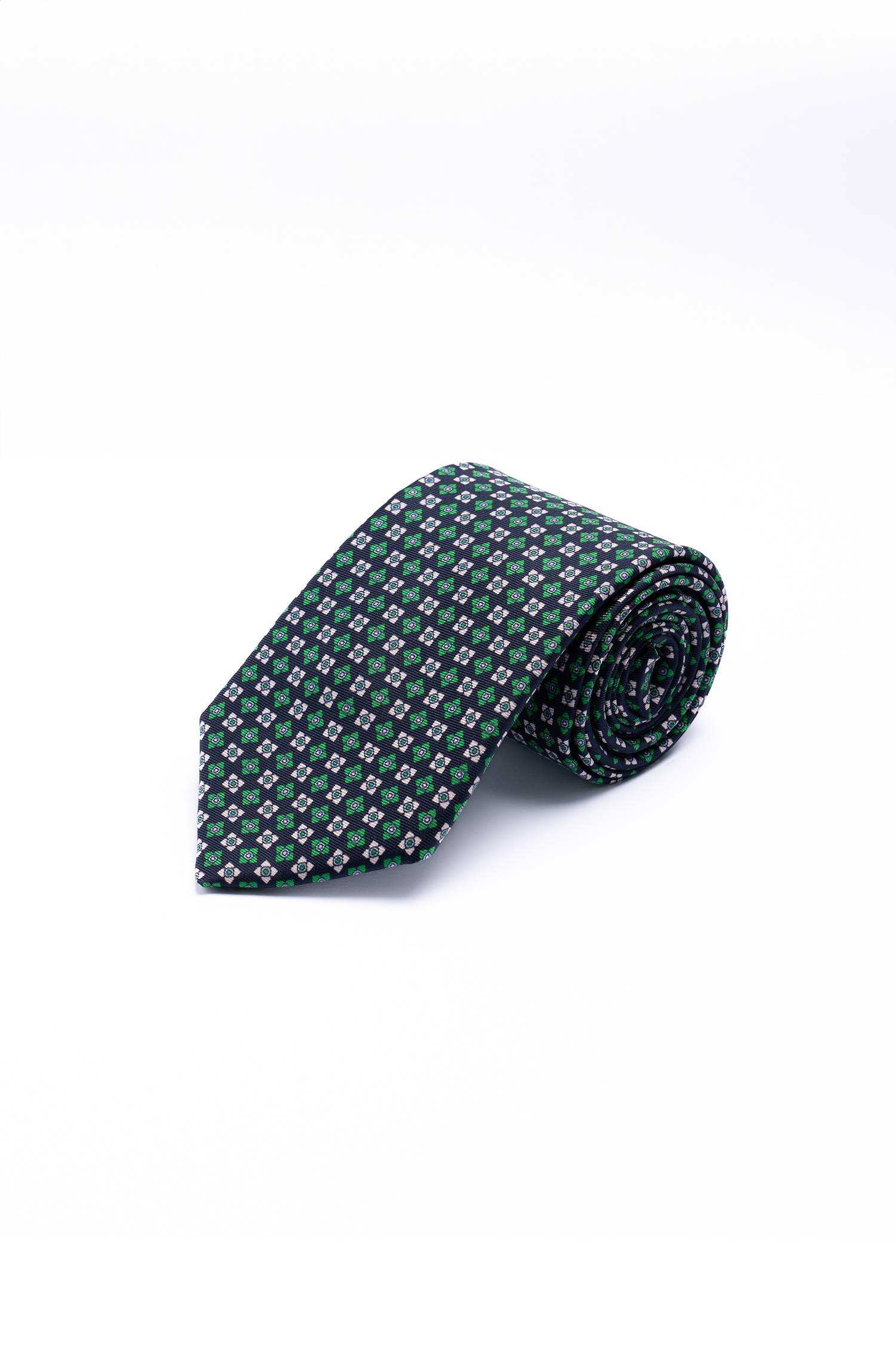 Gravata de seda para homem Estampado-1