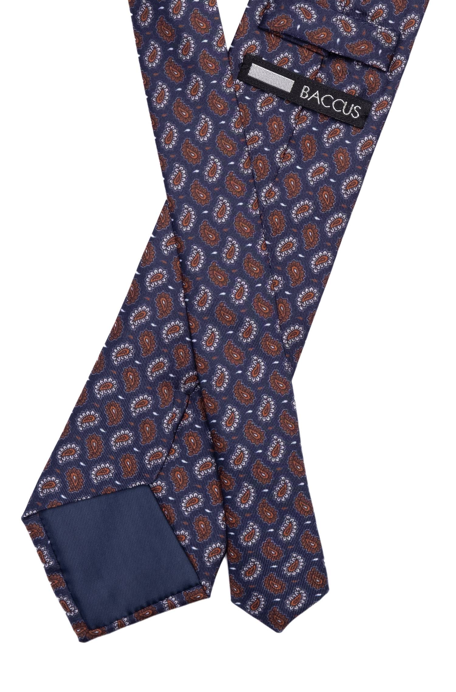 Gravata de seda para homem Estampado-2