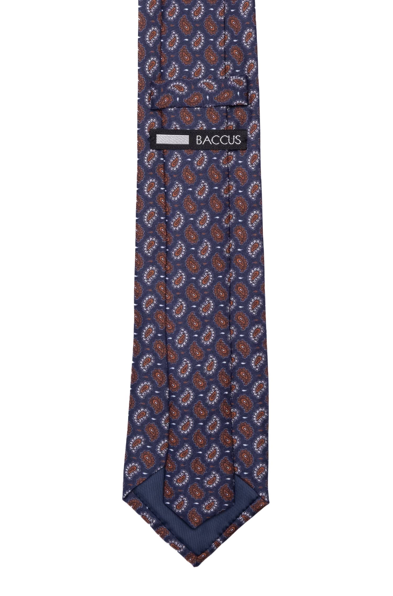 Gravata de seda para homem Estampado-3