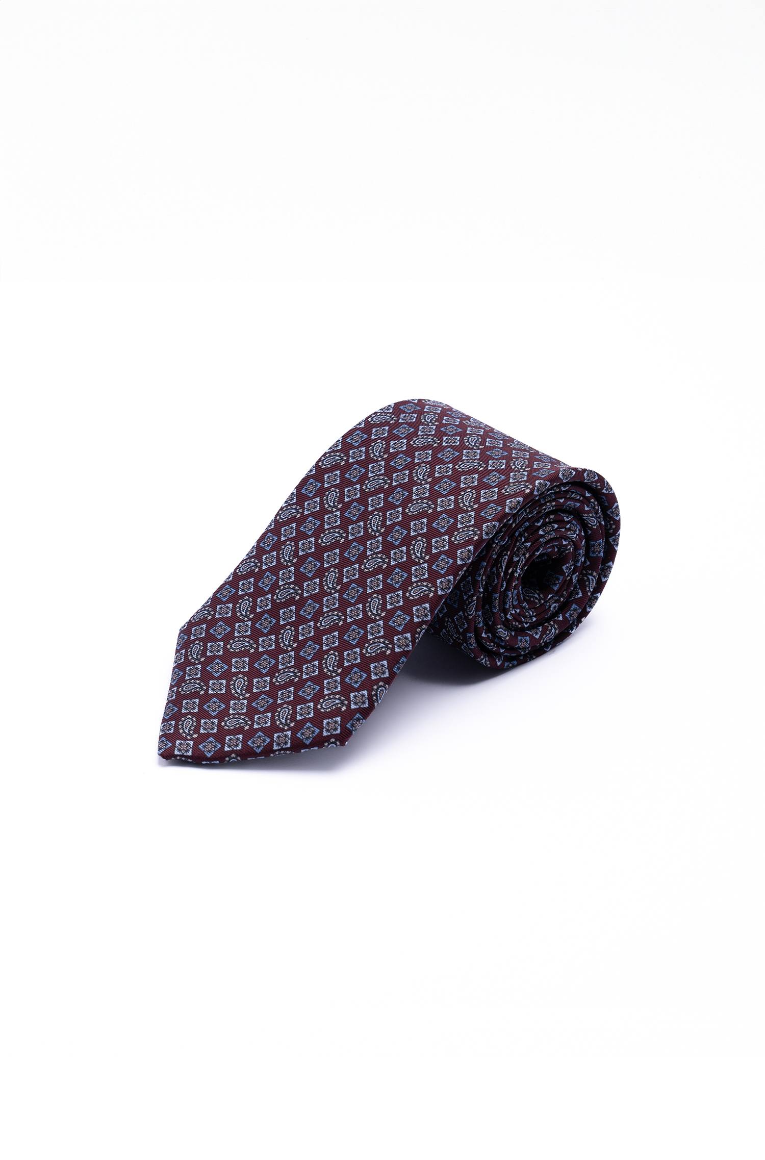 Gravata de seda para homem Estampado-1