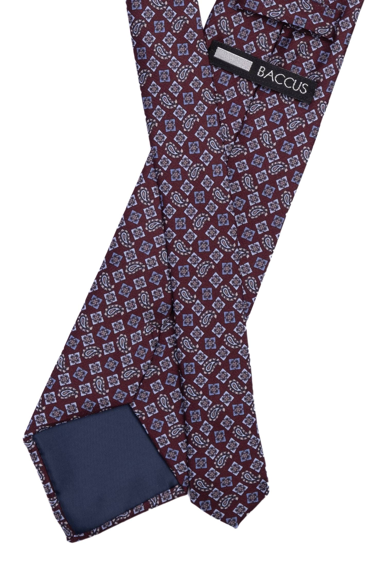 Gravata de seda para homem Estampado-2
