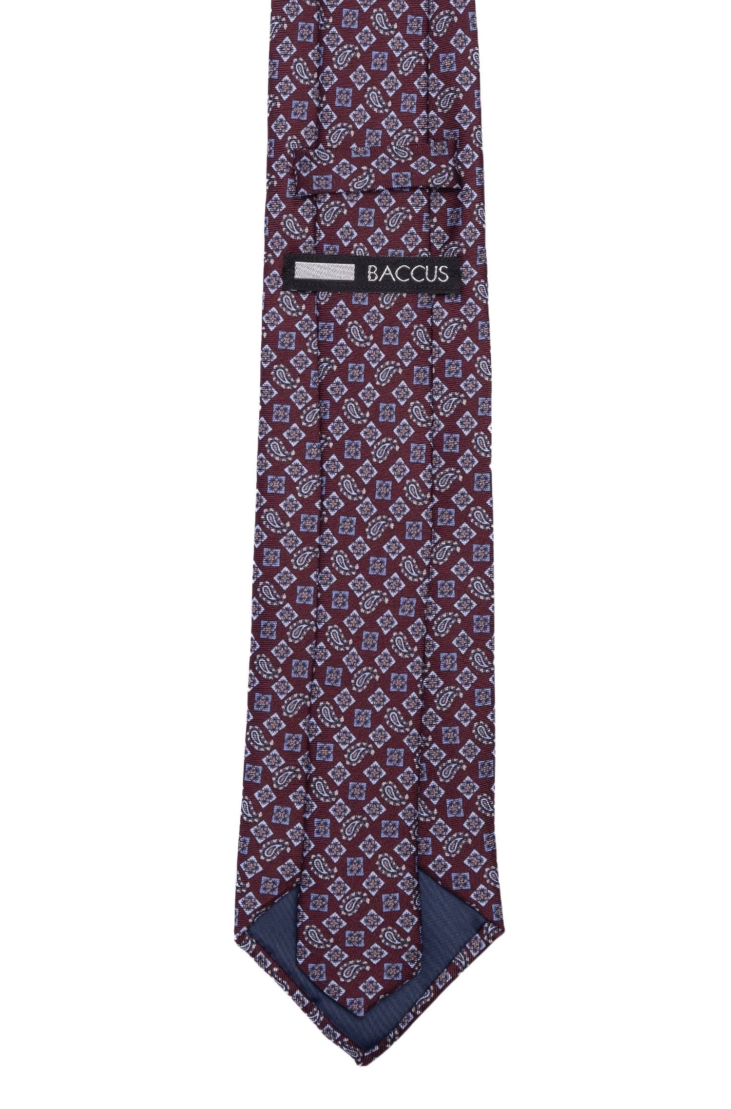 Gravata de seda para homem Estampado-3