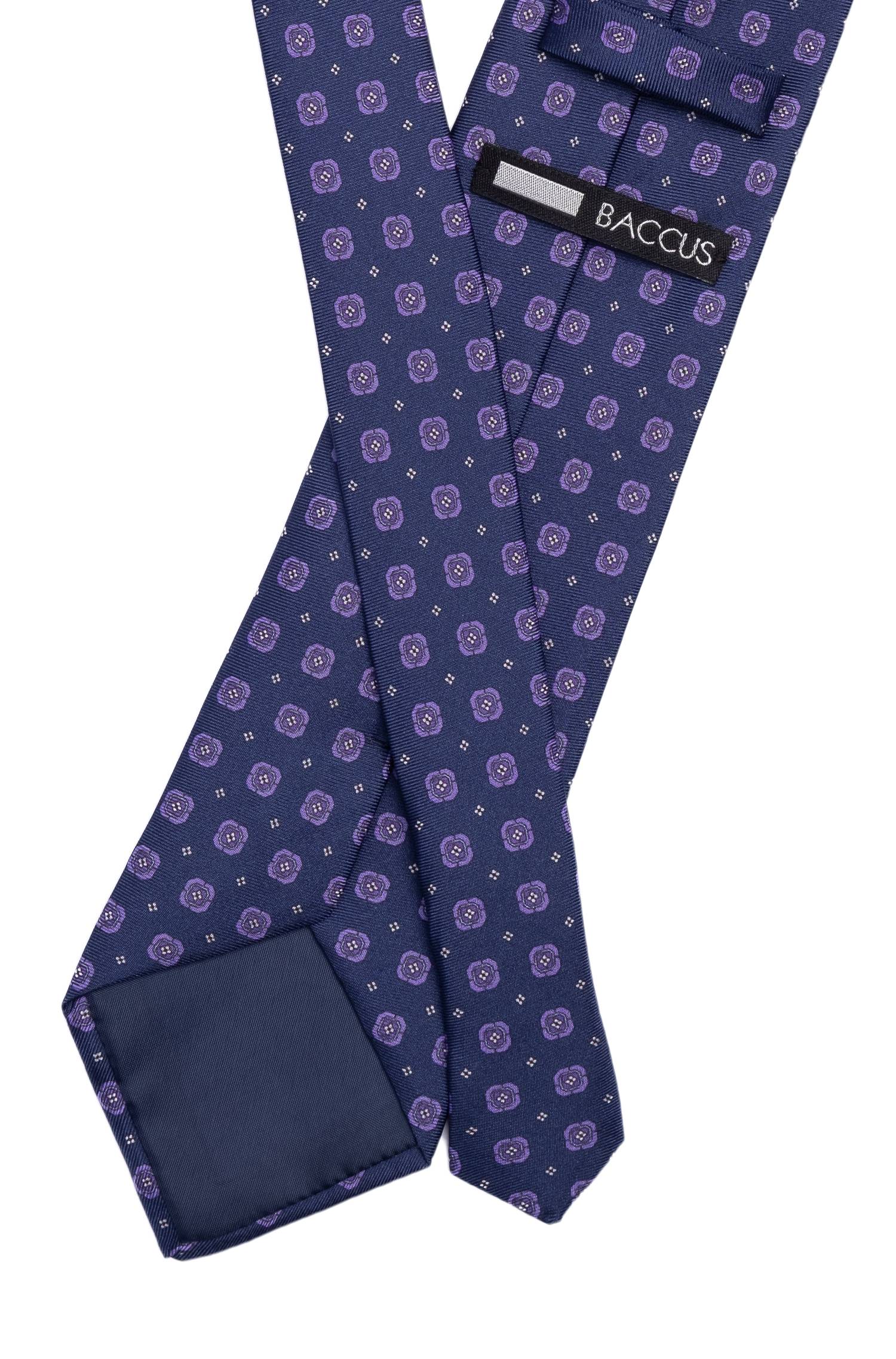 Gravata de seda para homem Estampado-2