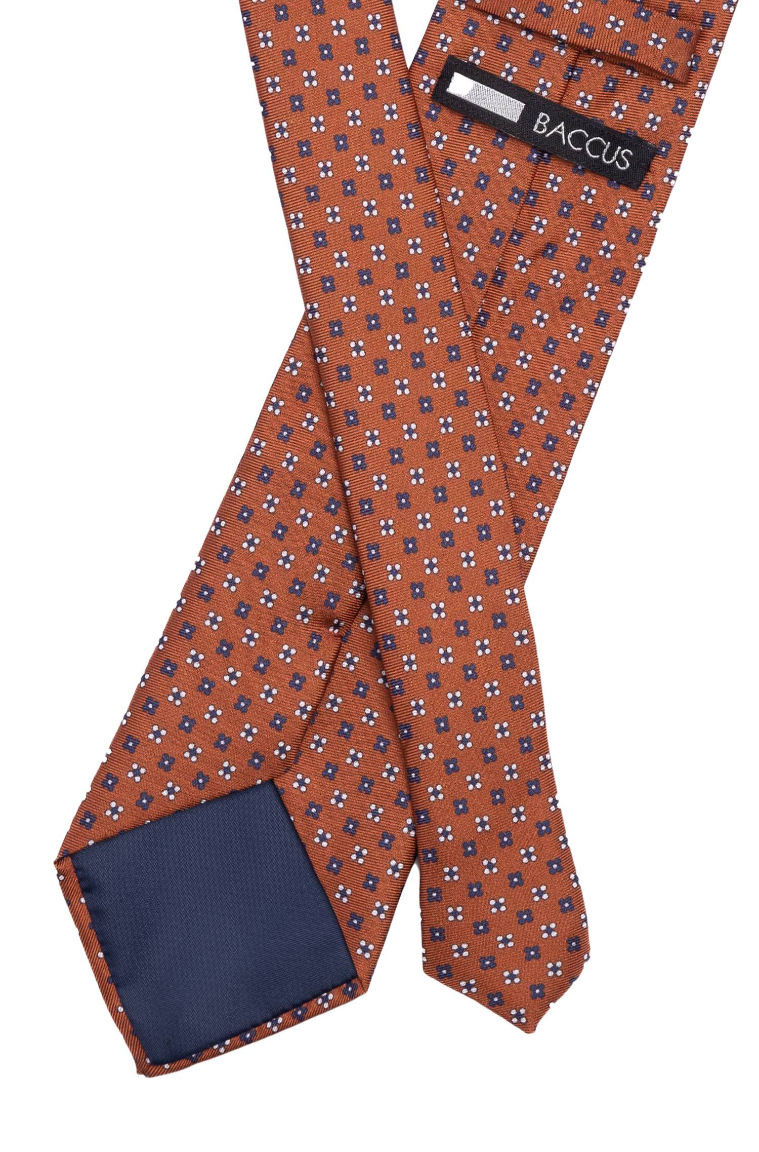 Gravata de seda para homem Estampado-2