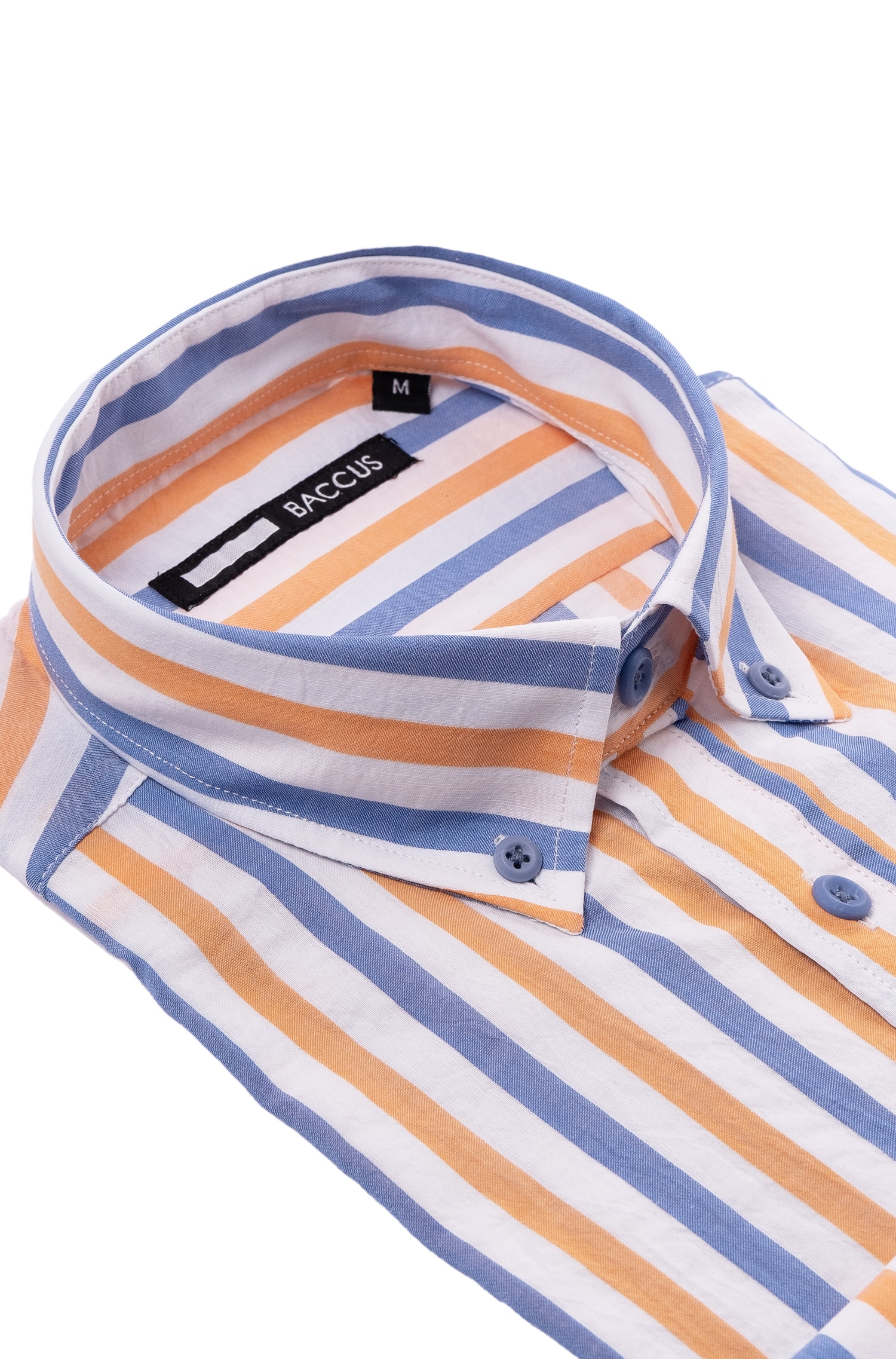 Camisa de ajuste regular para homem Amarelo-2