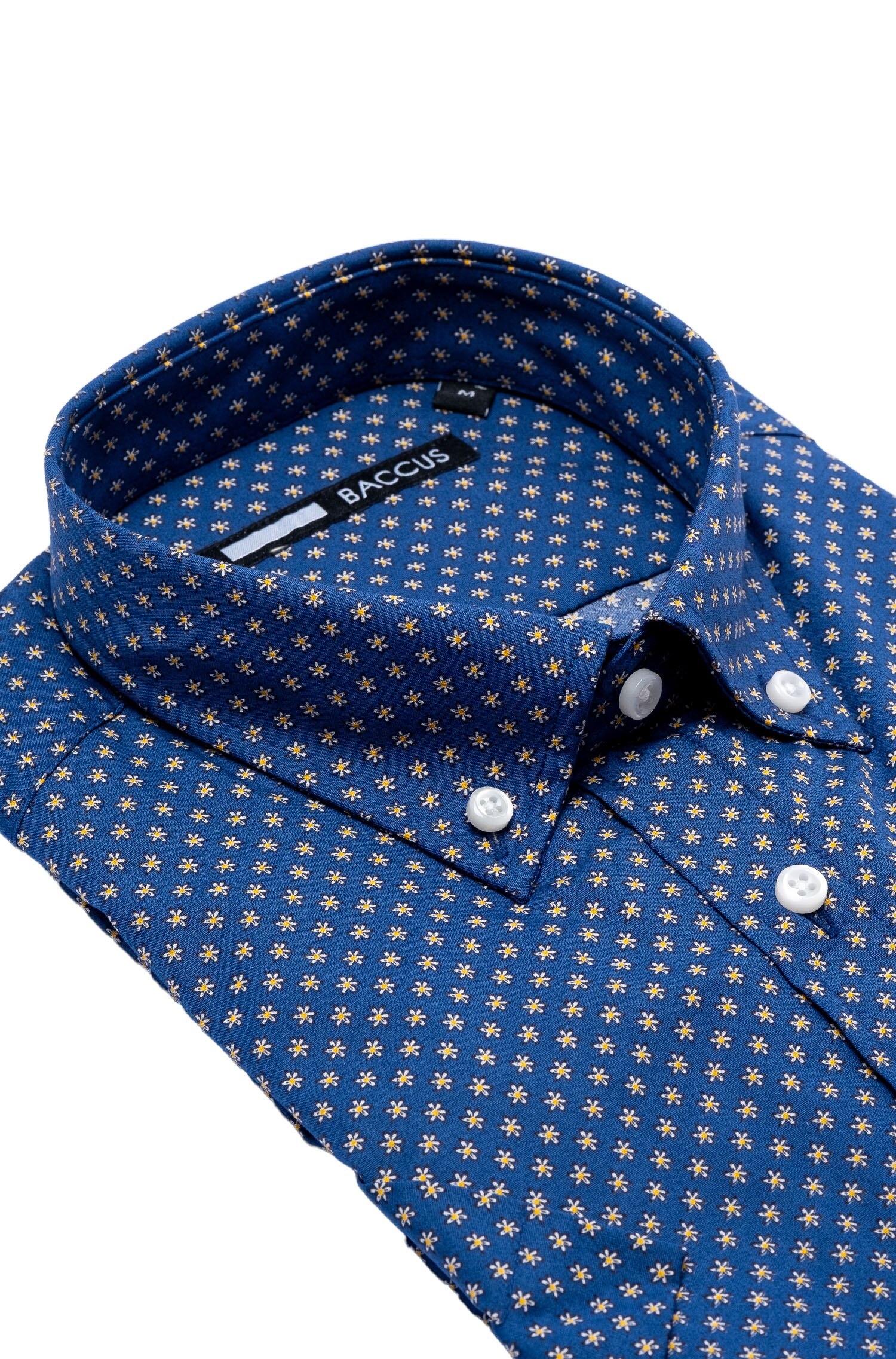 Camisa com manga curta para homem Azul-marinho-2
