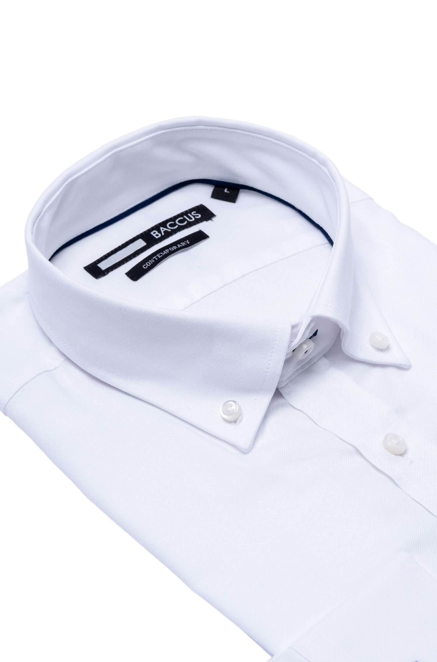 Camisa formal para homem Branco-2
