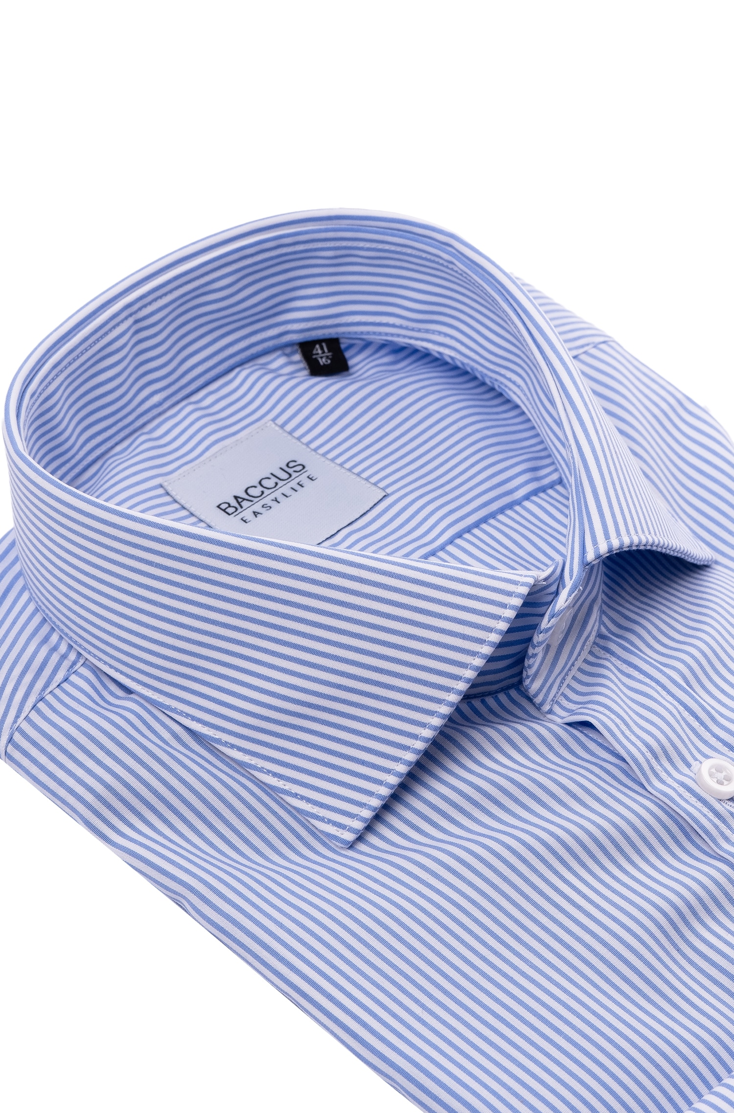Camisa formal para homem Azul-2