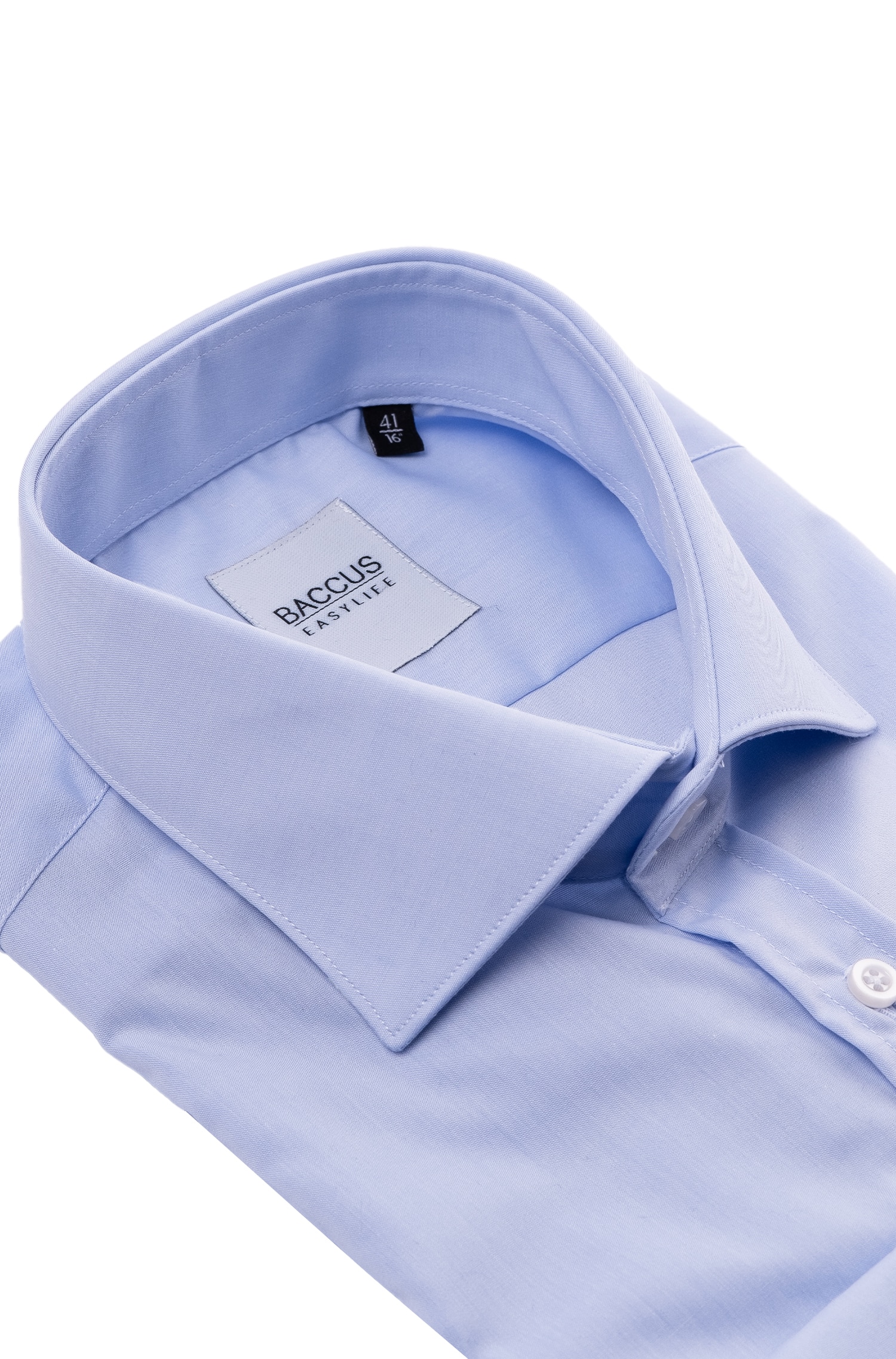 Camisa formal para homem Azul-2