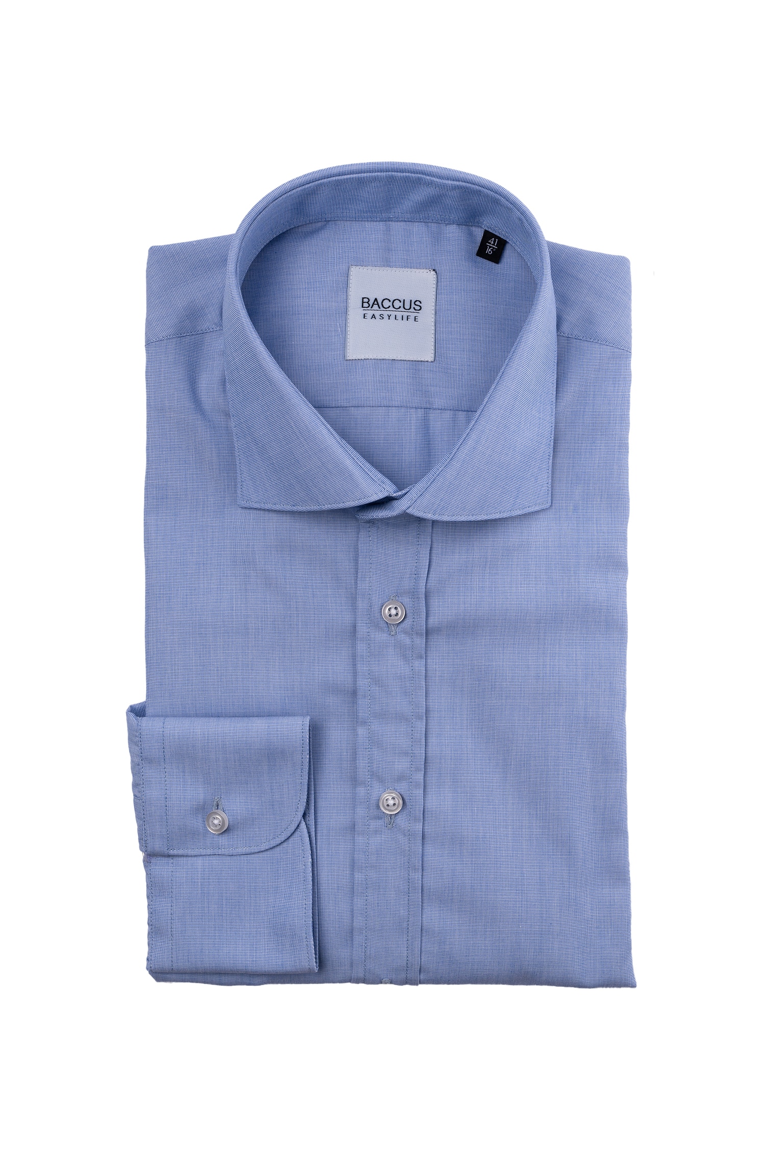 Camisa formal para homem Azul-1