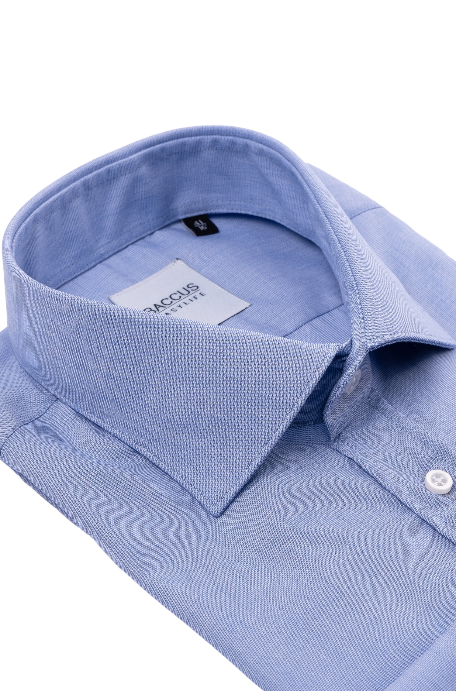 Camisa formal para homem Azul-2