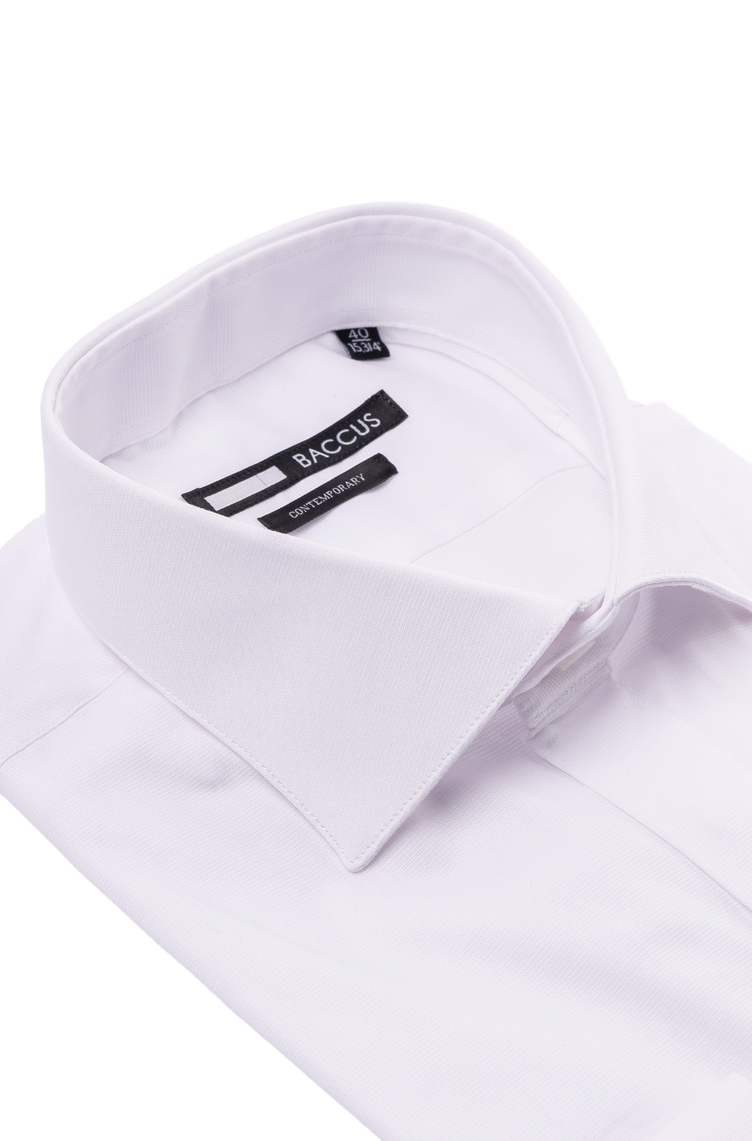 Camisa de cerimónia para homem Branco-2