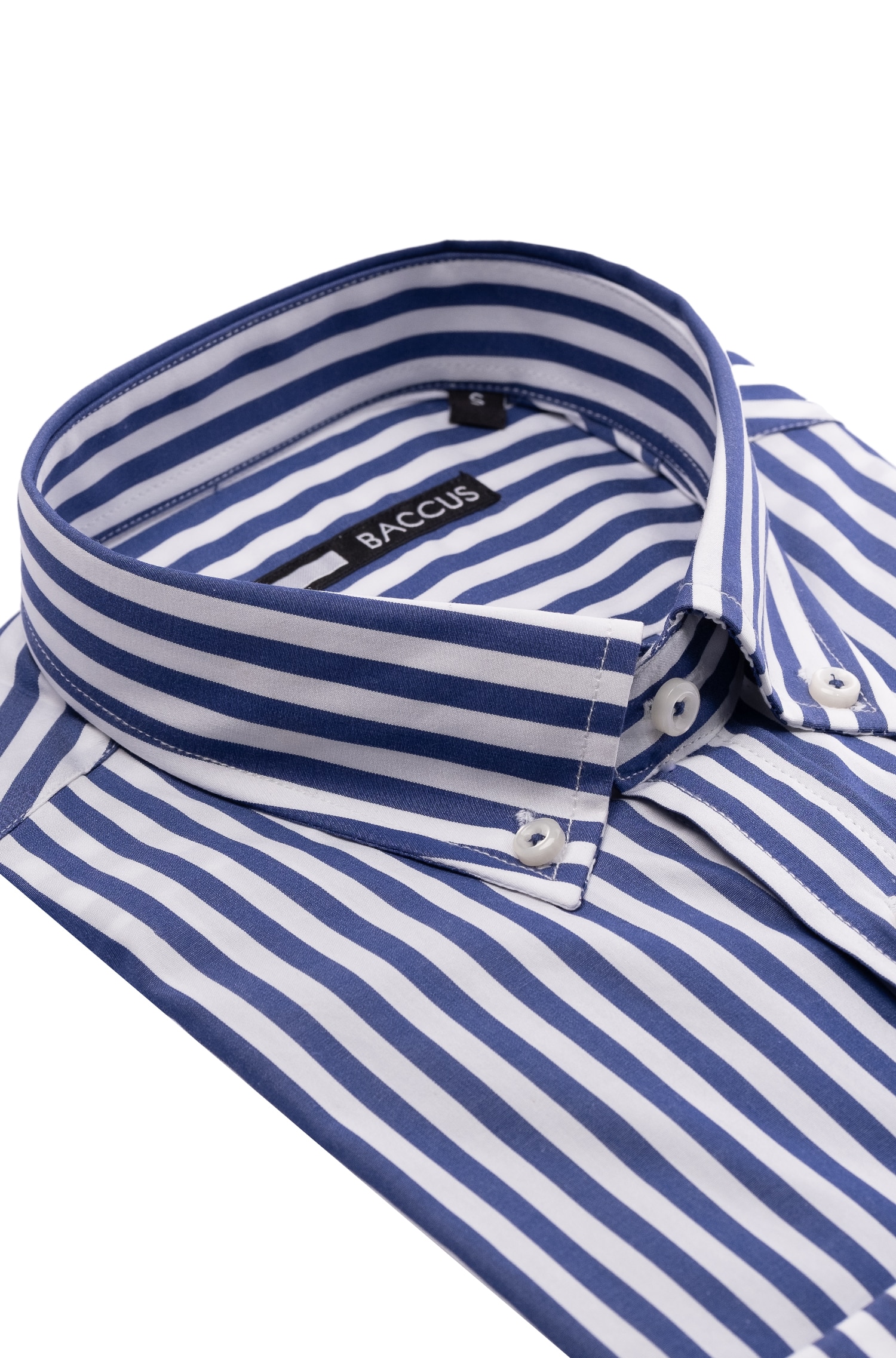 Camisa de ajuste regular para homem Azul-marinho-2
