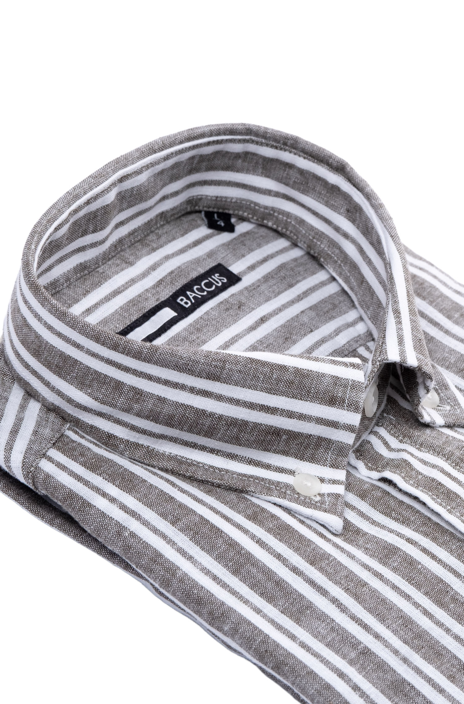 Camisa de ajuste regular para homem Verde-2