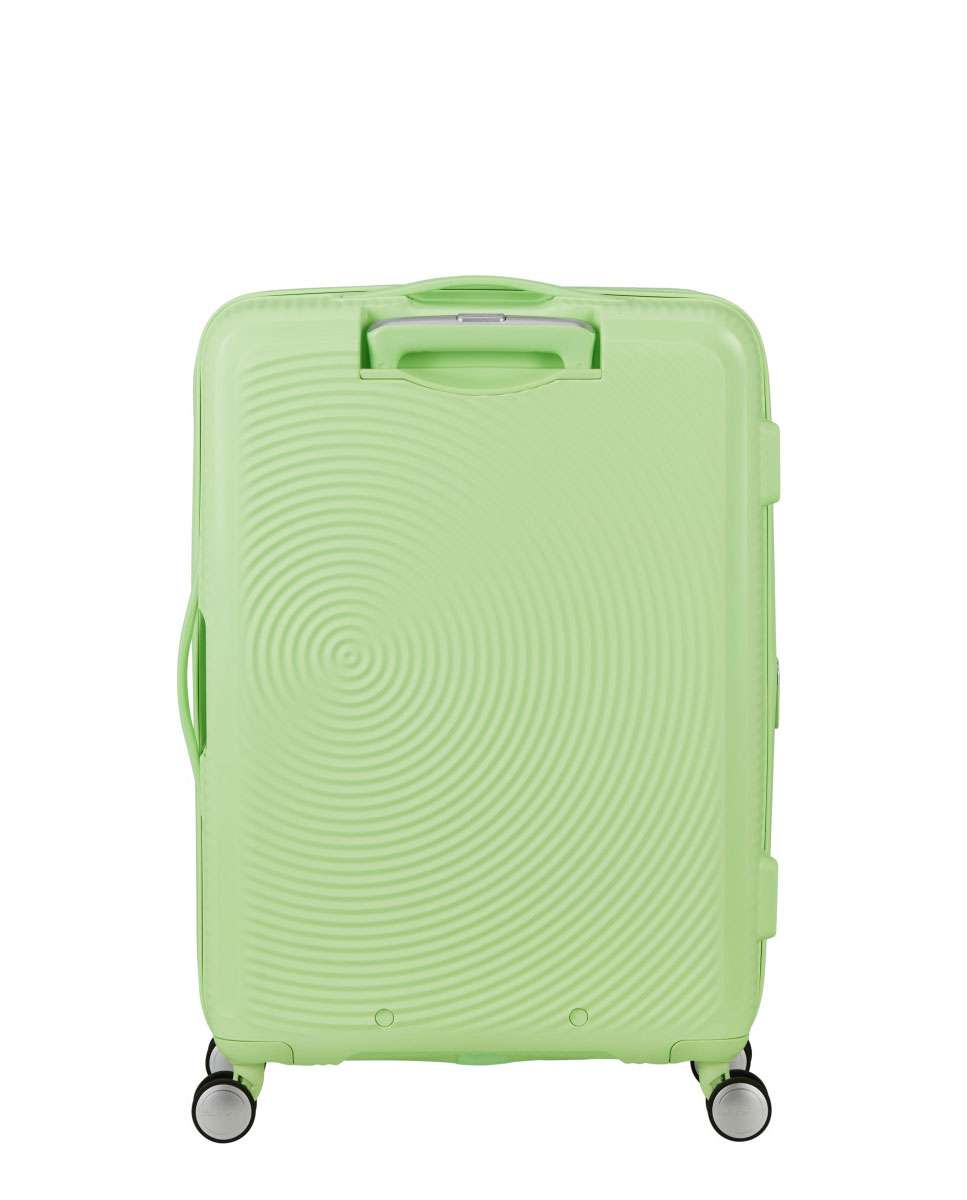 Mala de Viagem Média Soundbox 67cm 4 Rodas Expansível Verde Kiwi 71.5L Verde-4