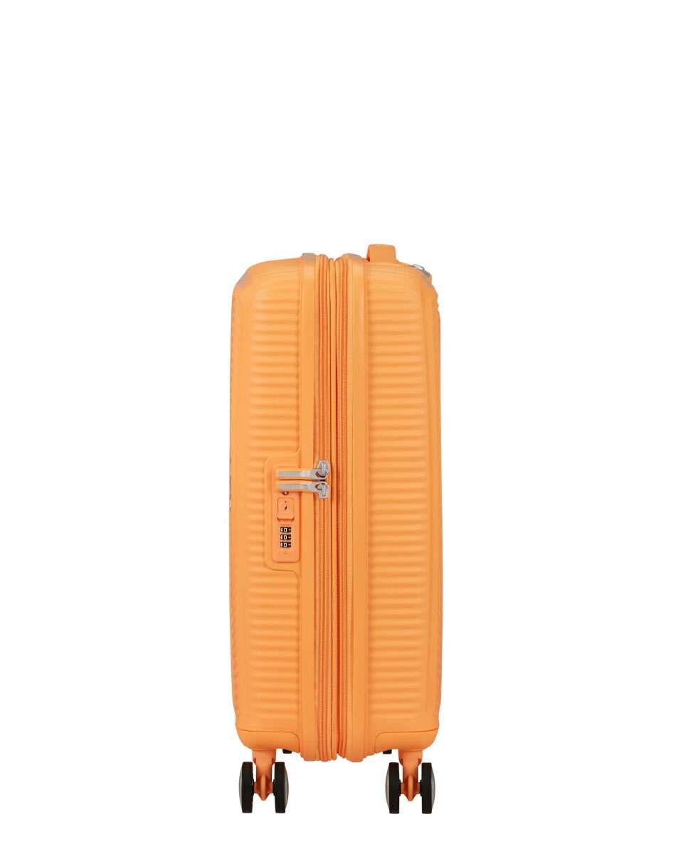 Mala de Cabine Soundbox 55cm 4 Rodas Expansível Papaia 35.5L Laranja-3