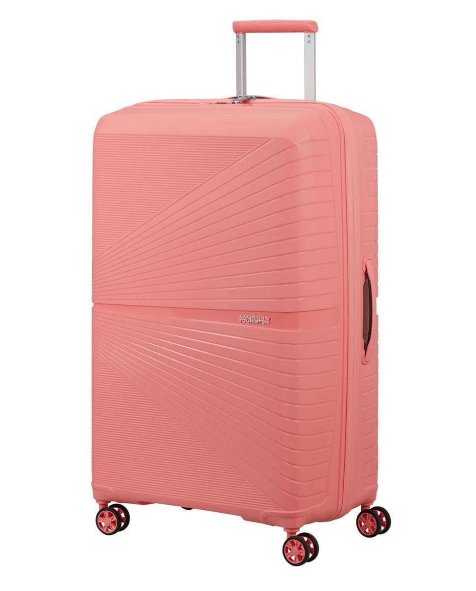 Mala de Viagem Grande Airconic 77cm 4 Rodas Rosa 101L Rosa-1