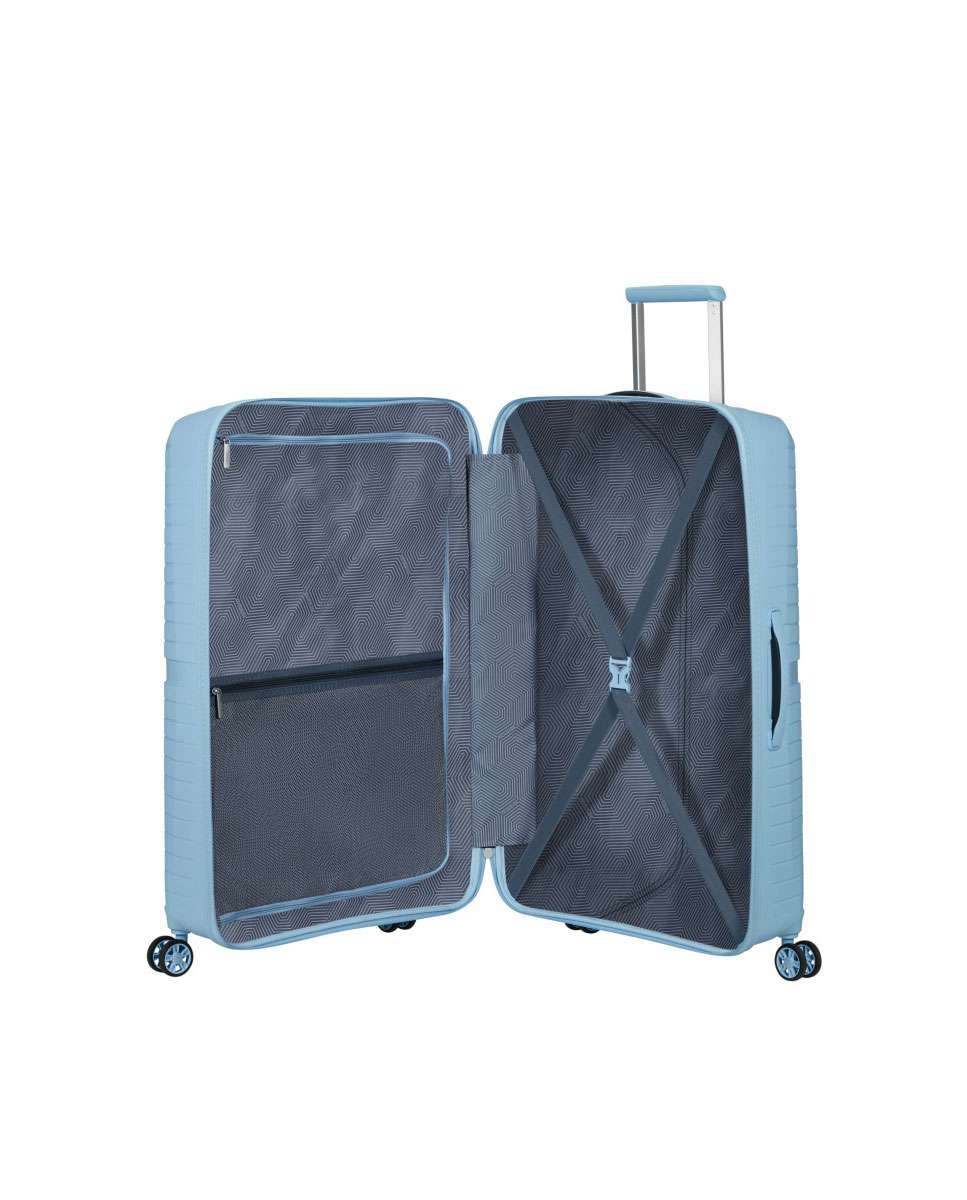 Mala de Viagem Grande Airconic 77cm 4 Rodas Azul Neptuno 101L Azul-2