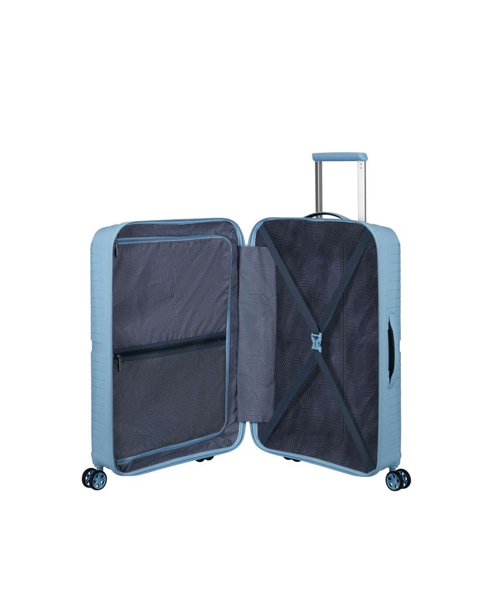 Mala de Viagem Média Airconic 67cm 4 Rodas Azul Neptuno 67L Azul-2