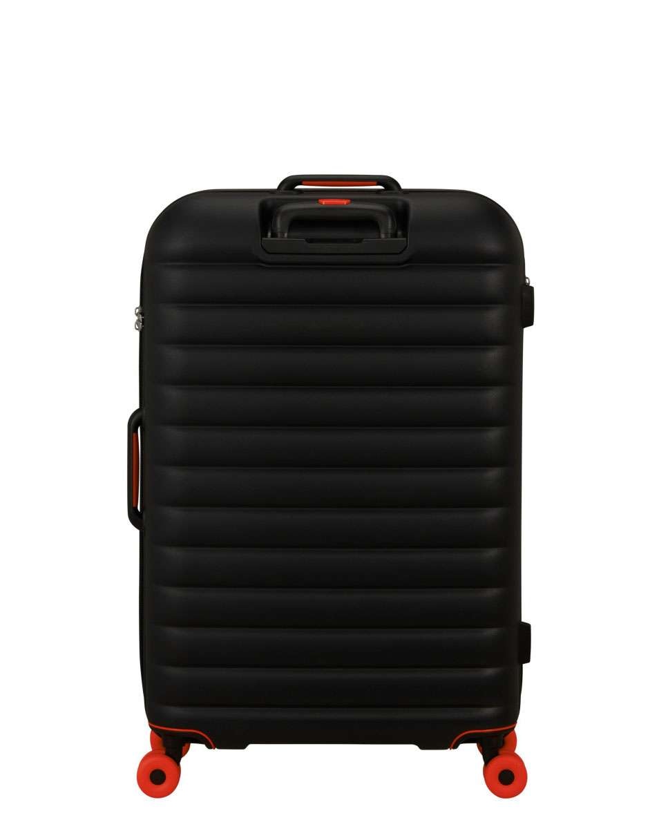 Mala de Viagem Grande Neovibe 77cm 4 Rodas Expansivel Preto 96L Preto-4