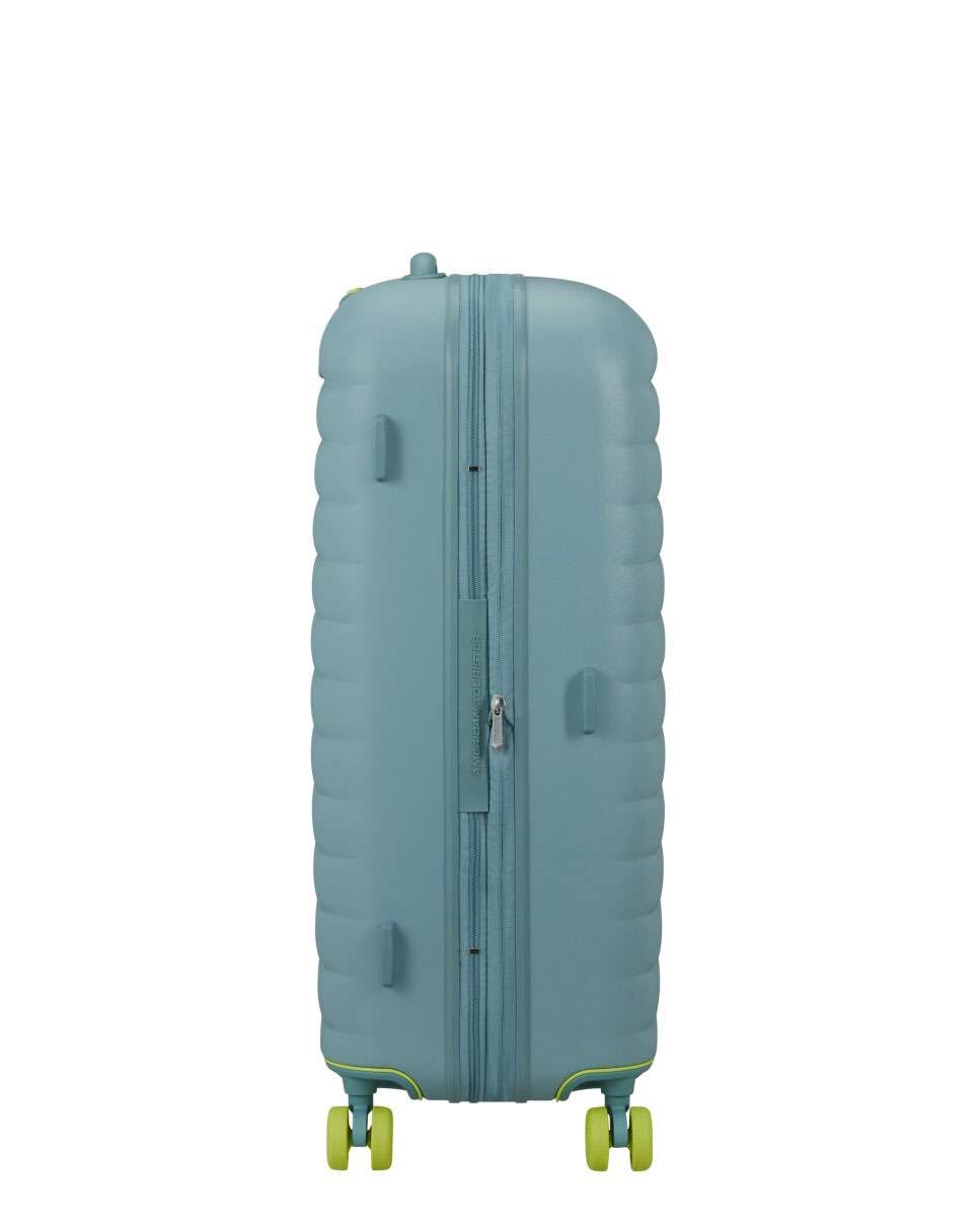 Mala de Viagem Grande Neovibe 77cm 4 Rodas Expansivel Menta 96L Verde-3