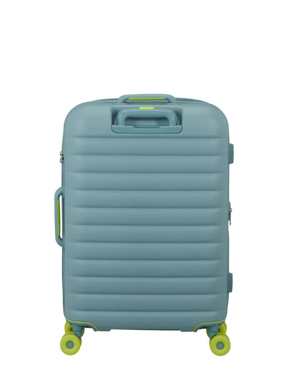 Mala de Viagem Média Neovibe 67cm 4 Rodas Expansivel Menta 66L Verde-4
