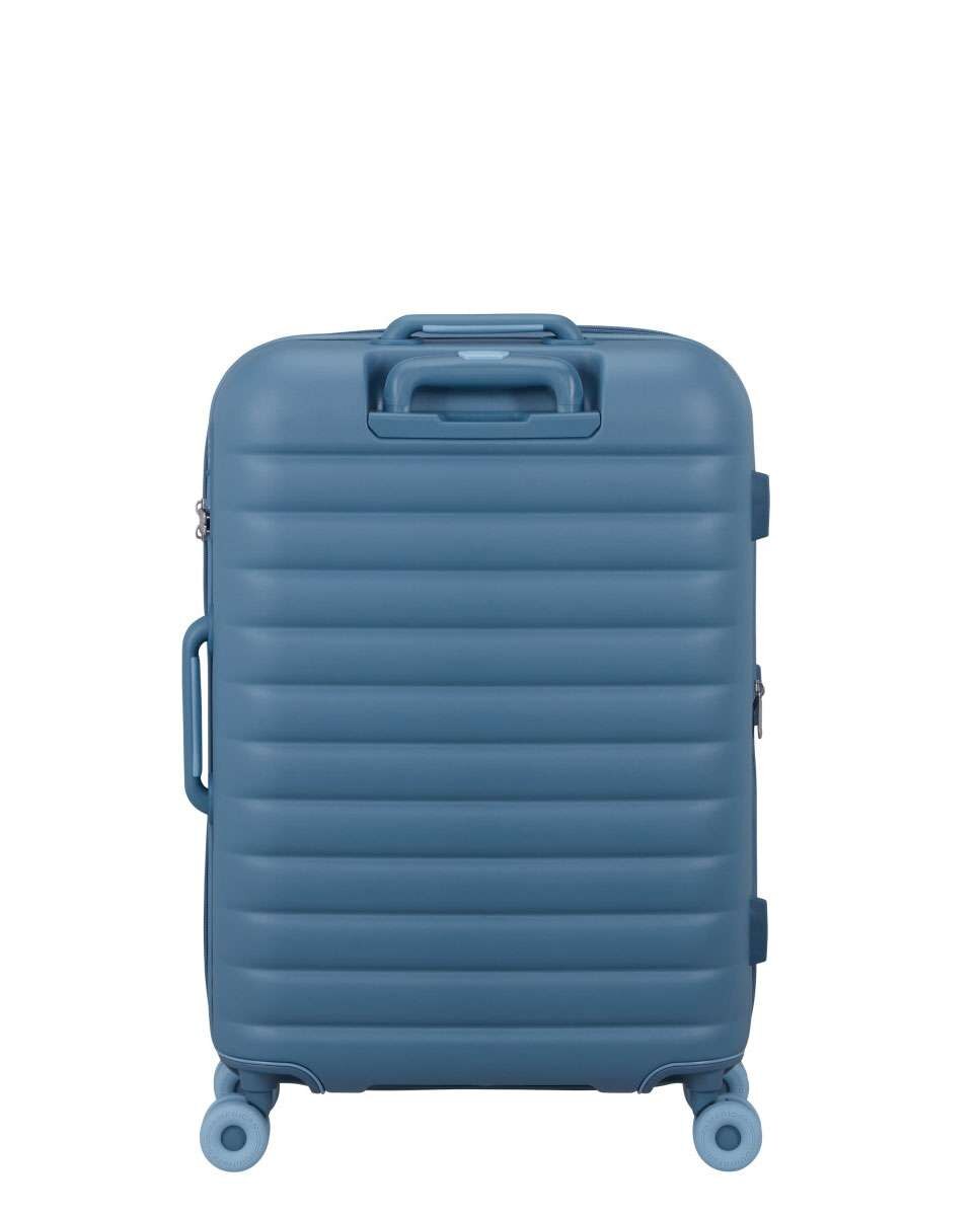 Mala de Viagem Média Neovibe 67cm 4 Rodas Expansivel Azul 66L Azul-4